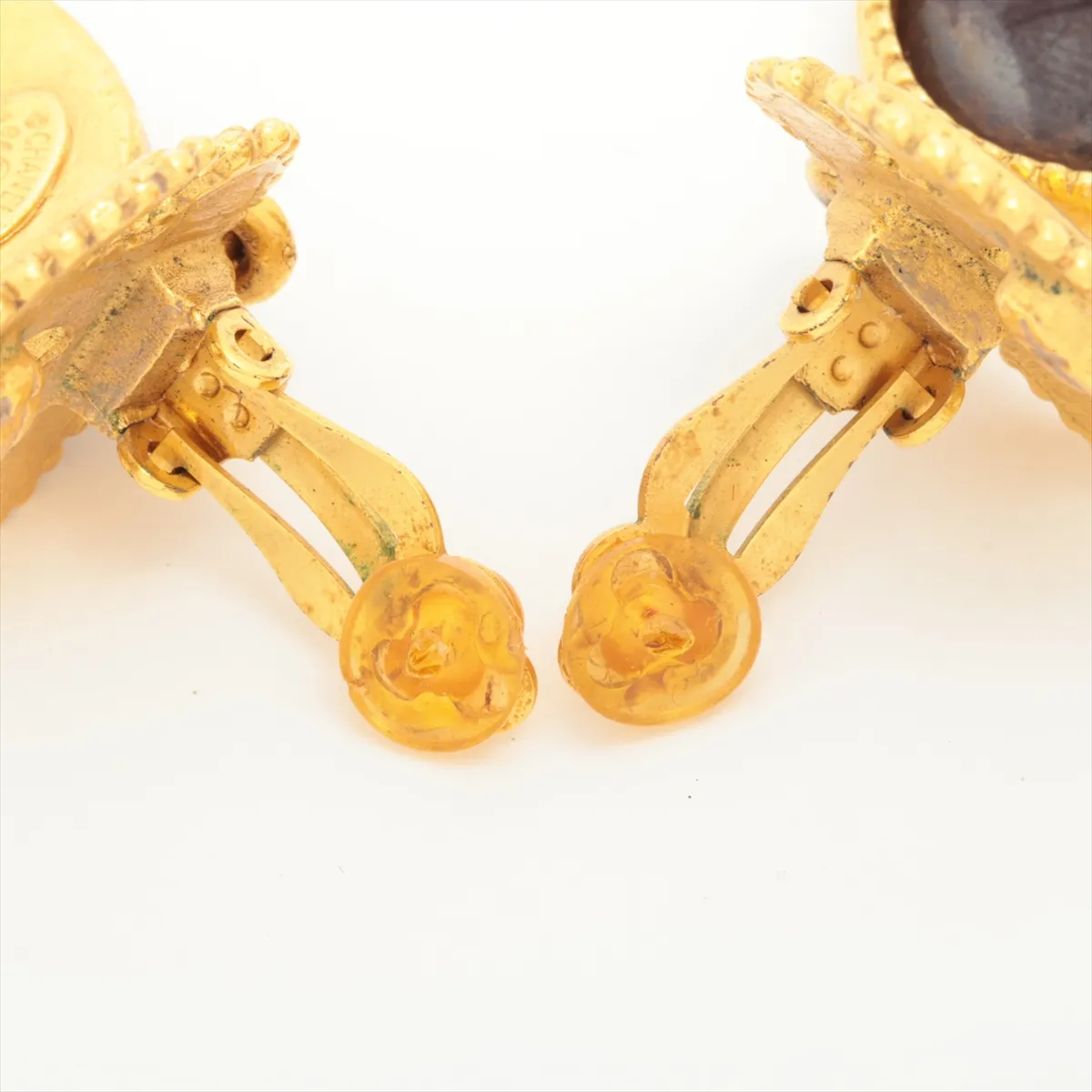 Cocomark 96A Earrings (for both ears) GP x Colored Stone Gold — view 4