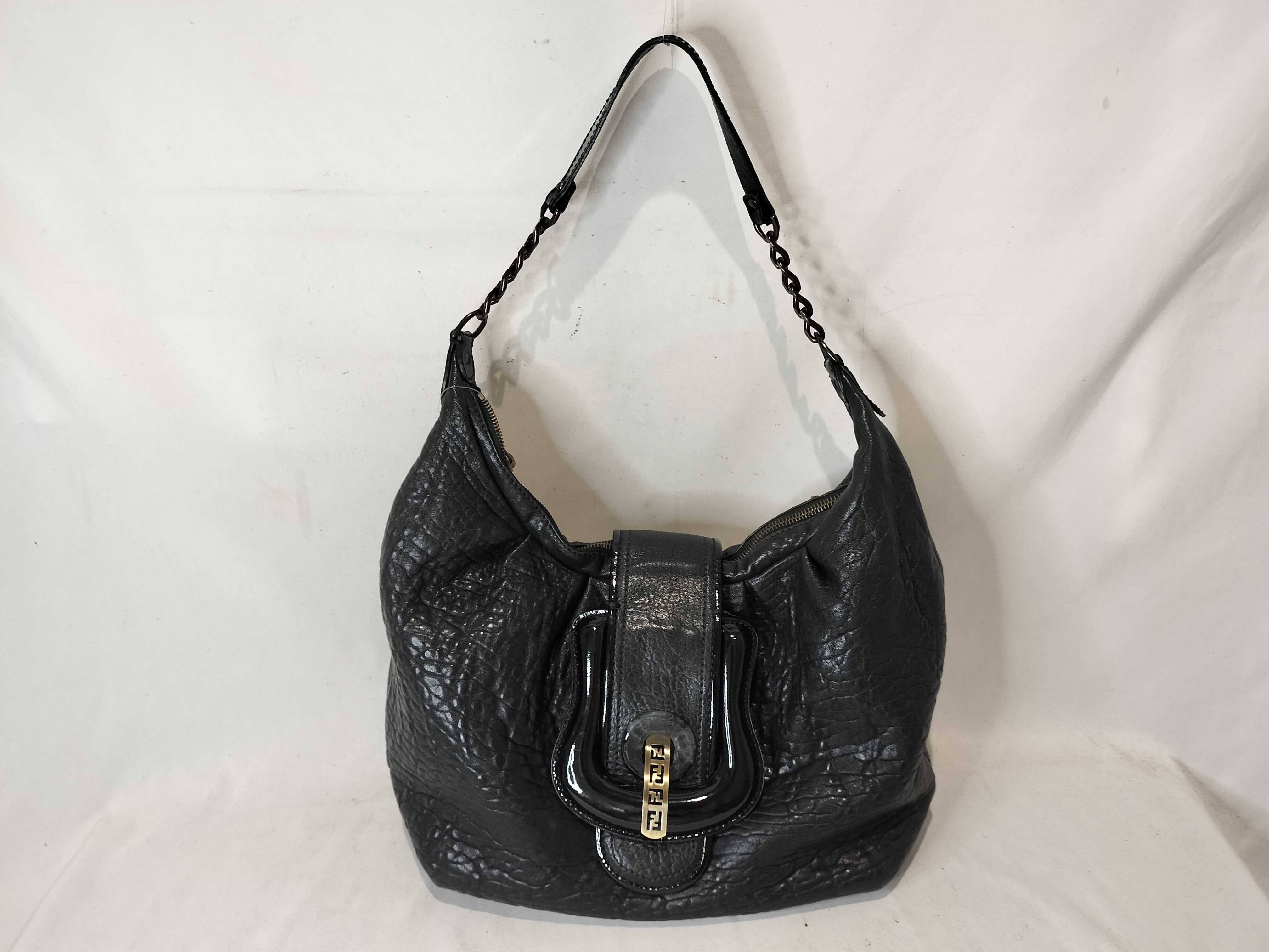 B-buckle hobo bag