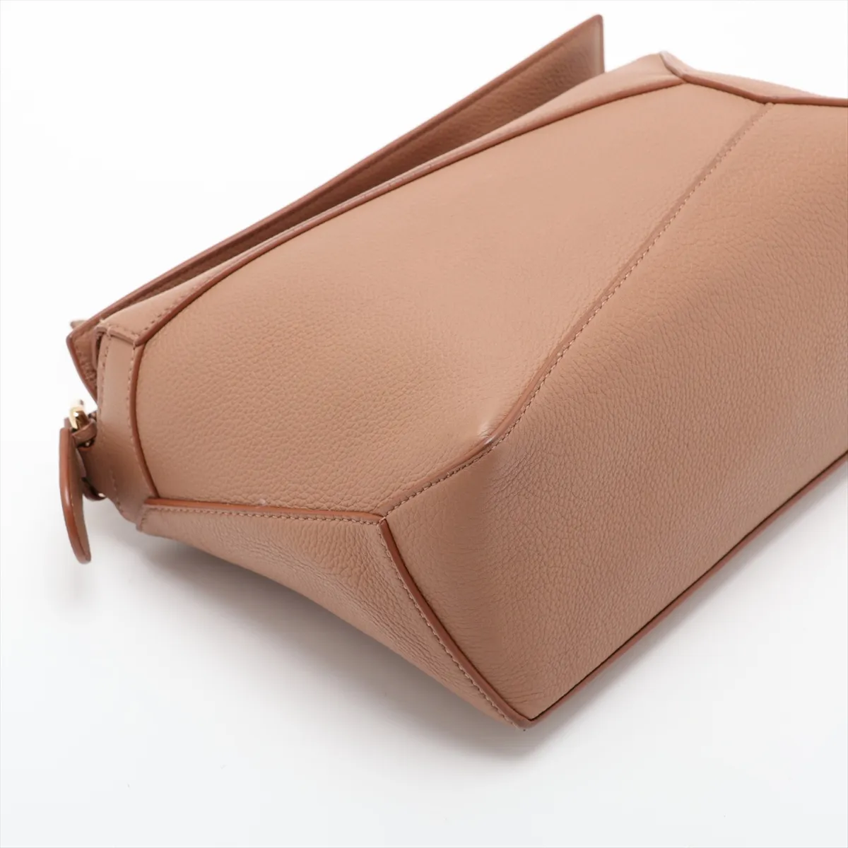 Puzzle Bag Small Leather 2-Way Handbag Brown — view 4