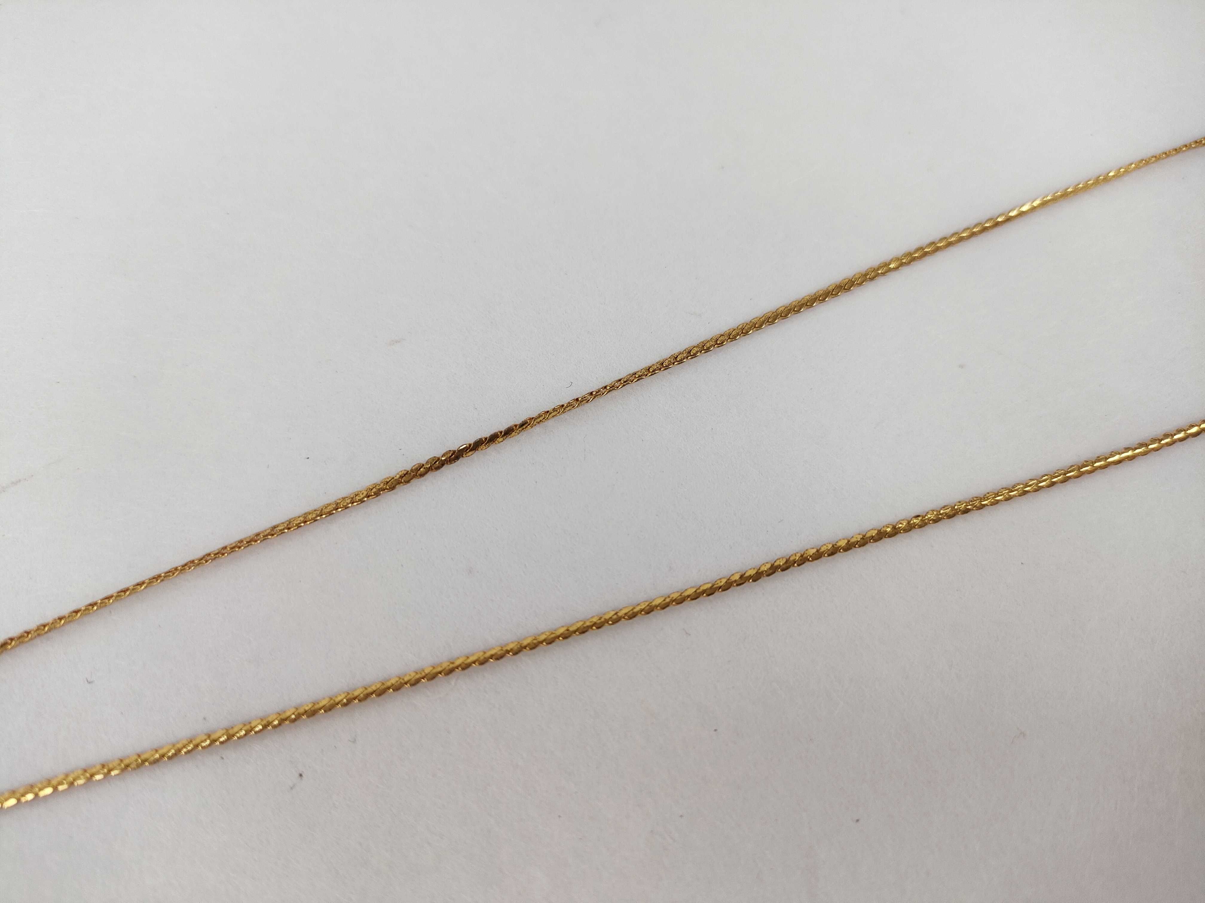 CD Logo Gold Necklace — view 7