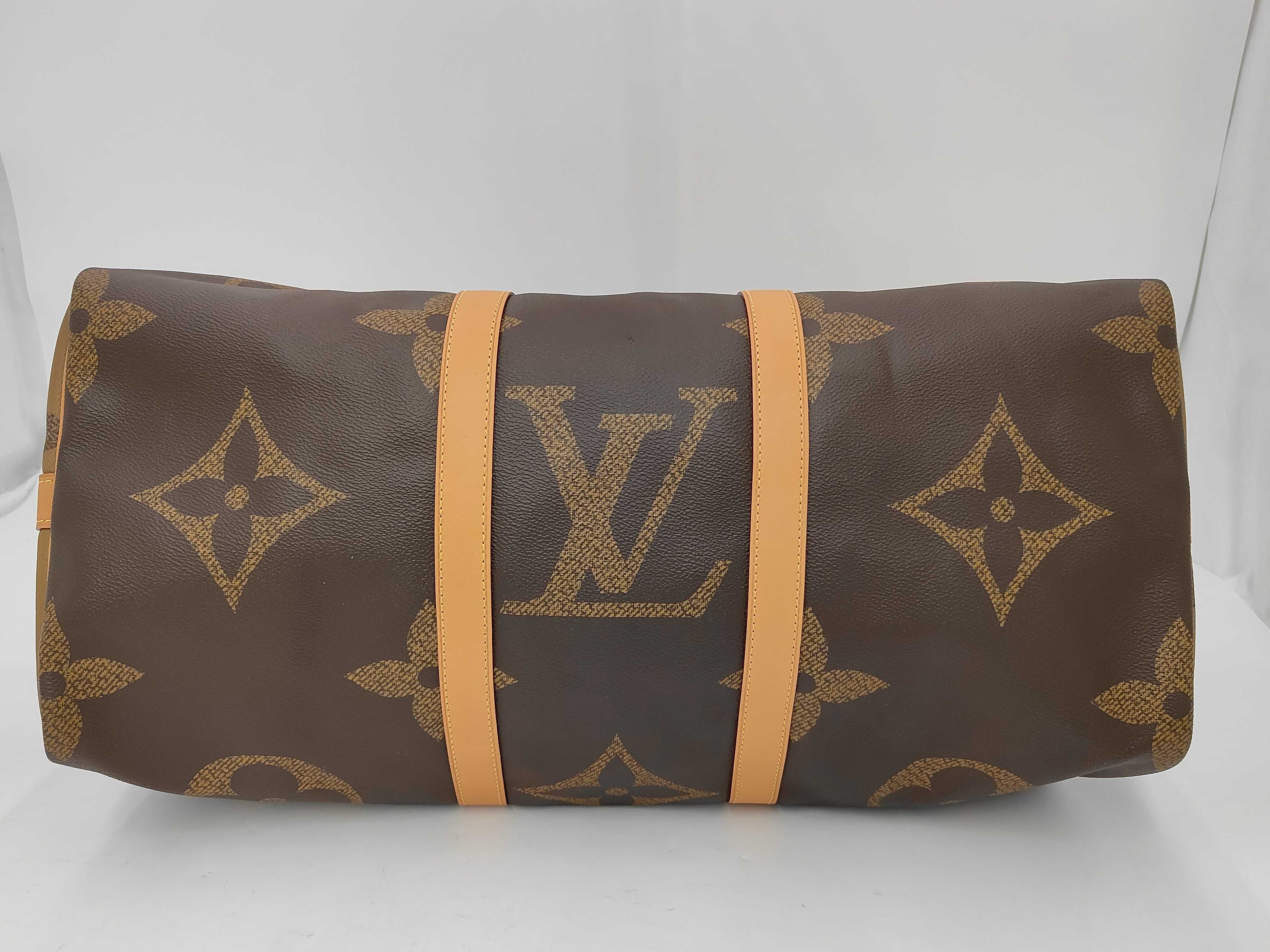 LV Keepall Bandoulière 50 Reverse Boston Bag — view 7