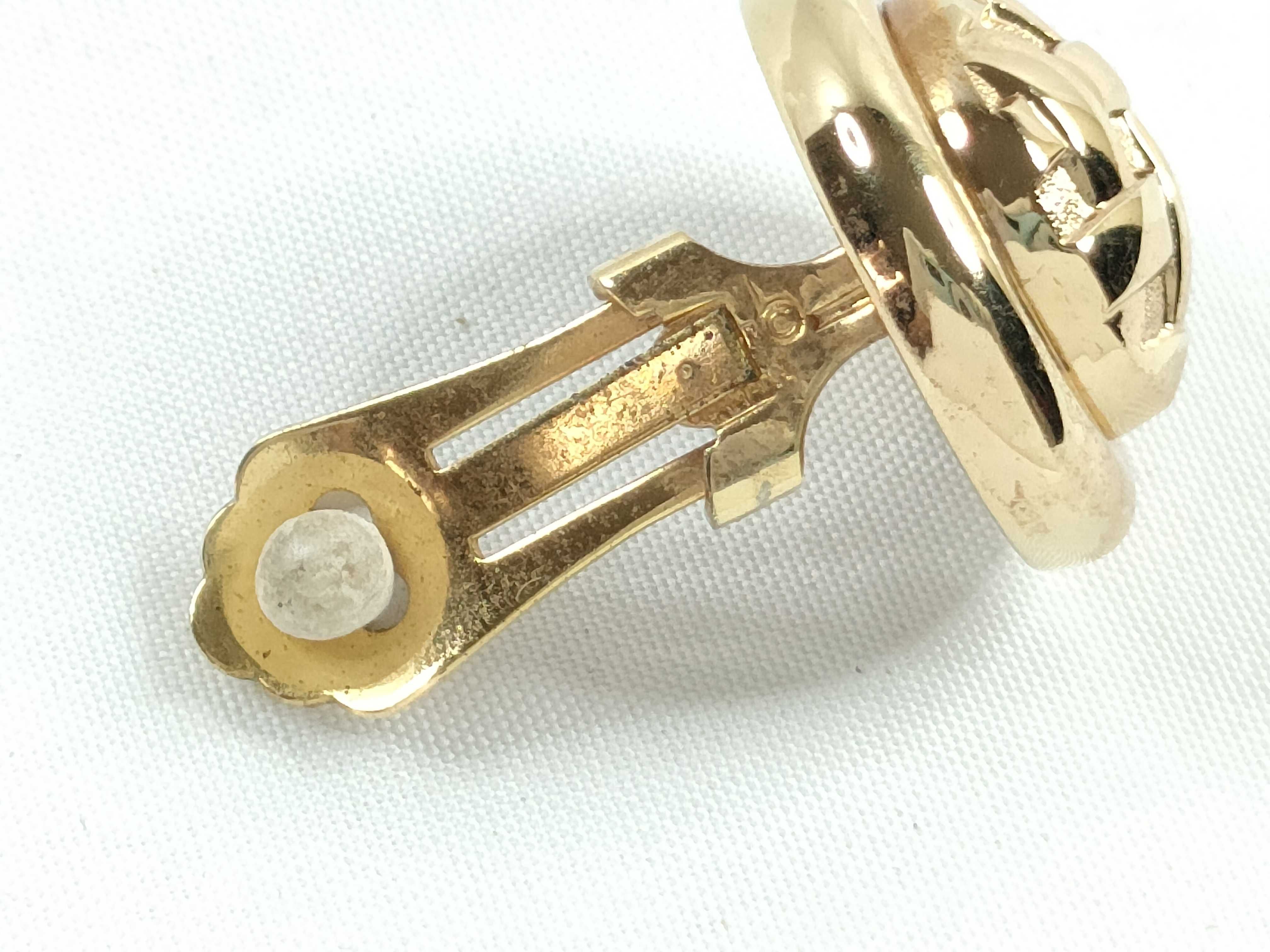 Christian Earrings, Braided Design, Gold Earrings — view 7