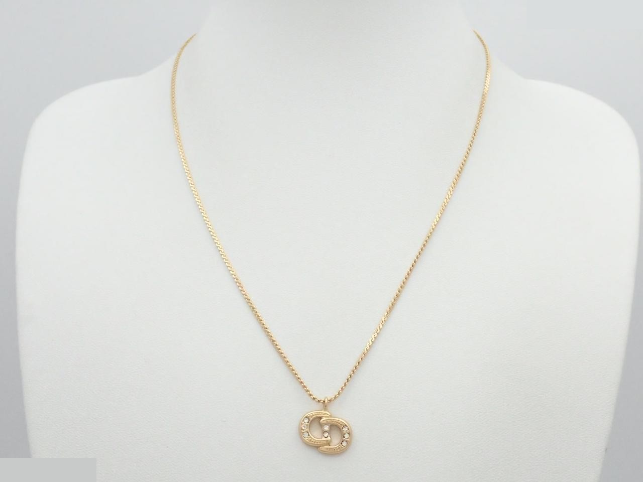 Gold necklace, chain approximately 43cm — view 3