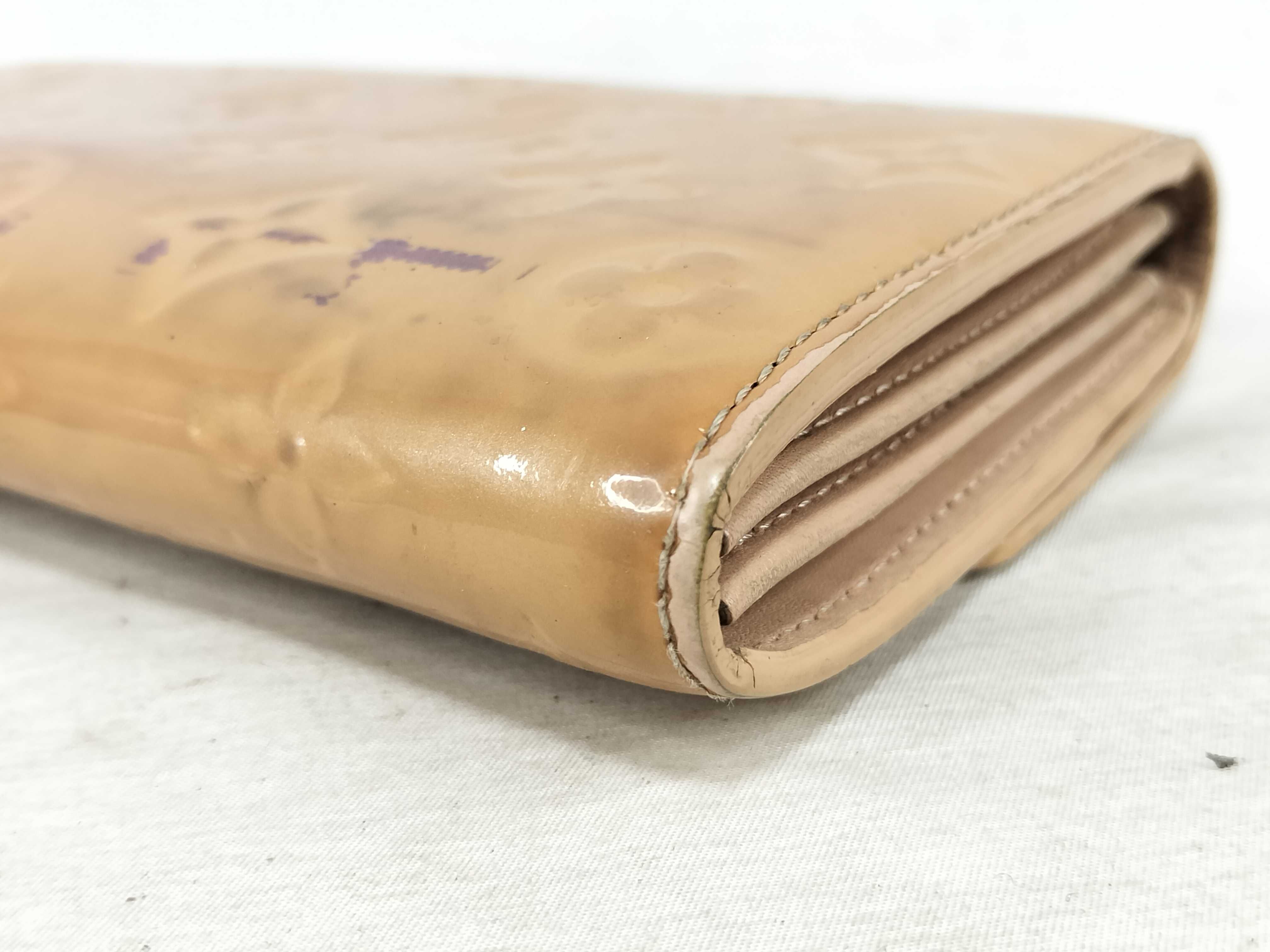 Vernis LV Wallet Portefeuille Sarah Beige — view 4