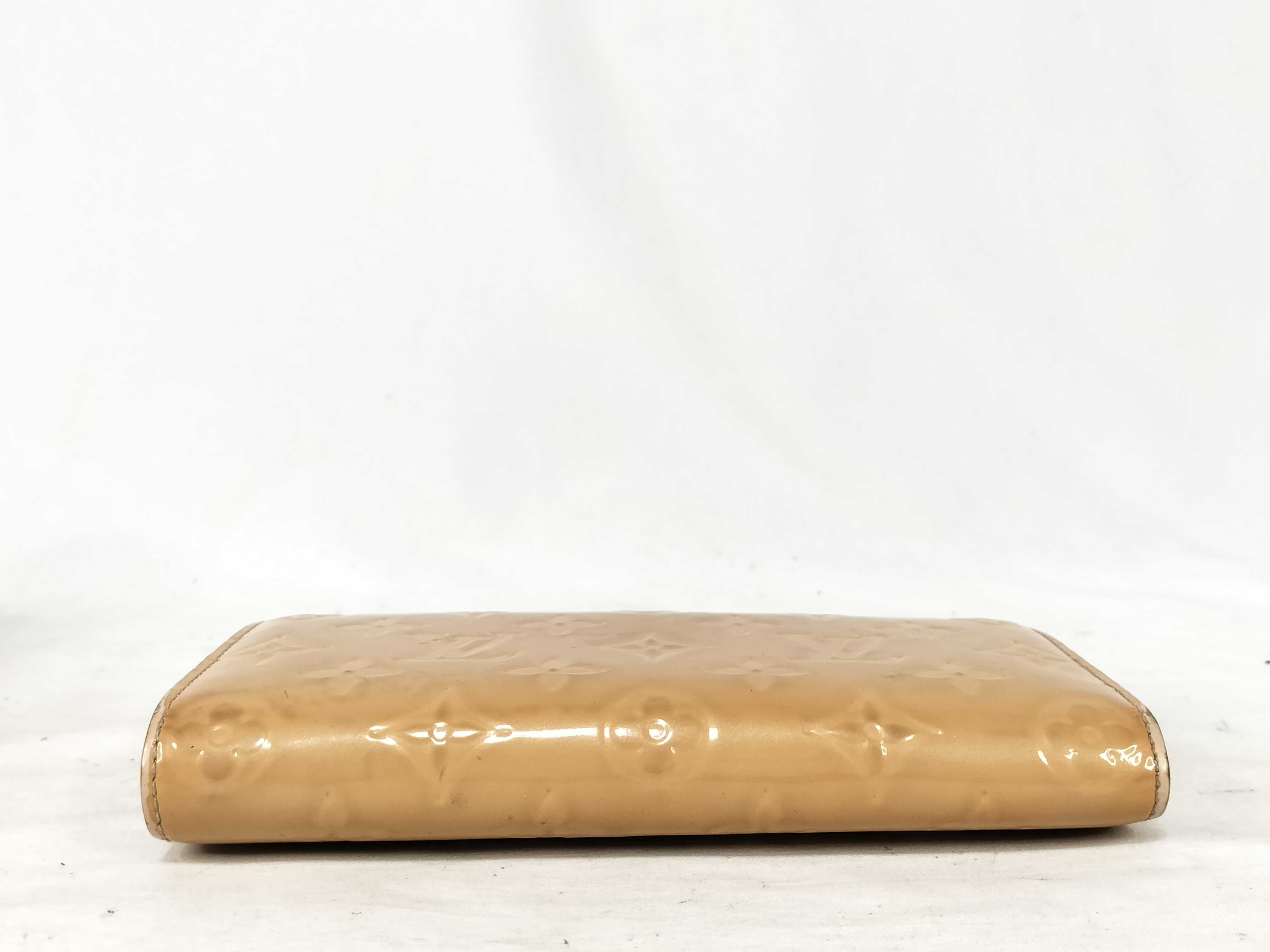 Vernis LV Wallet Portefeuille Sarah Beige — view 6