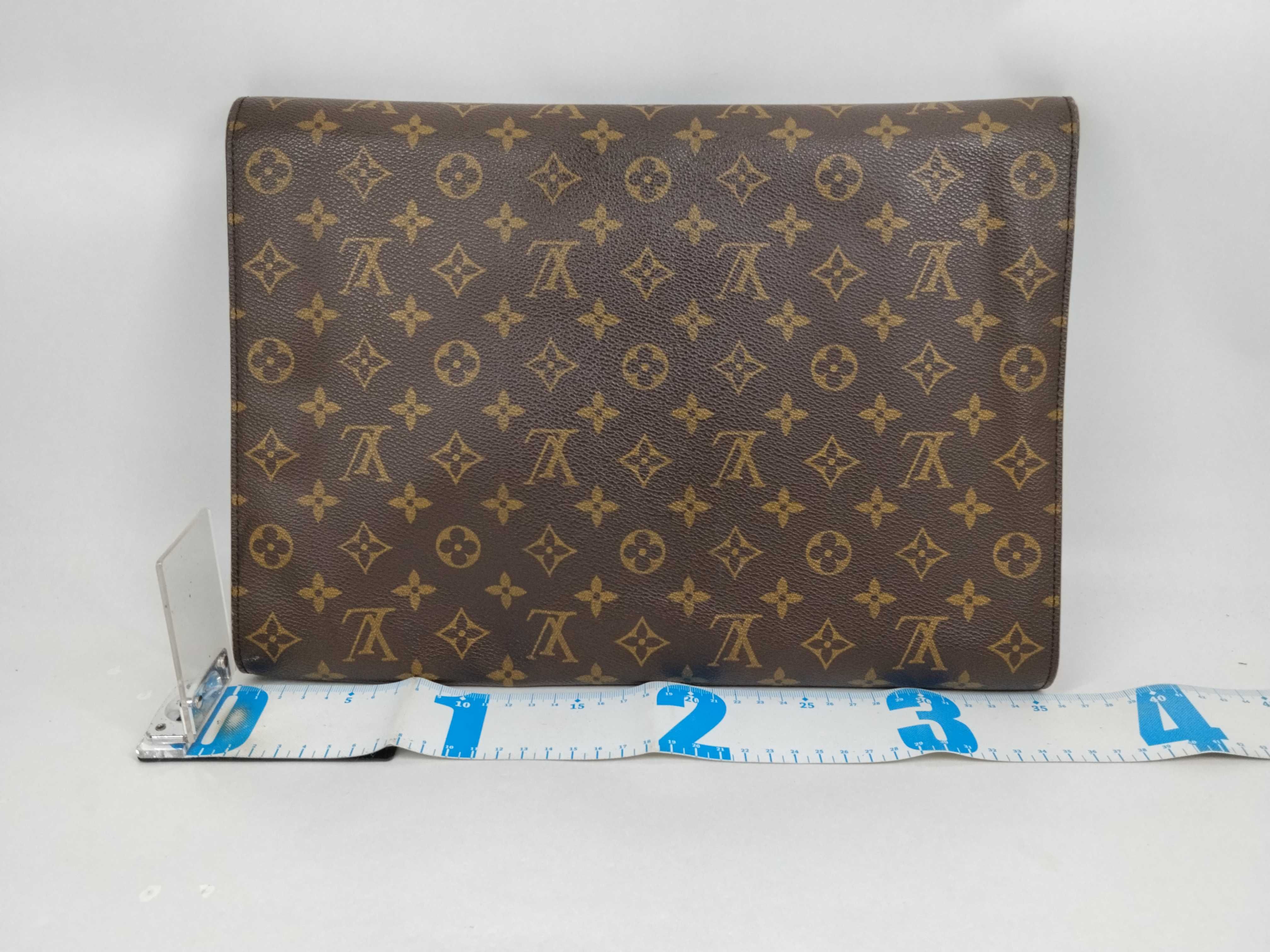 Monogram Port Envelope Second Clutch Bag — view 2