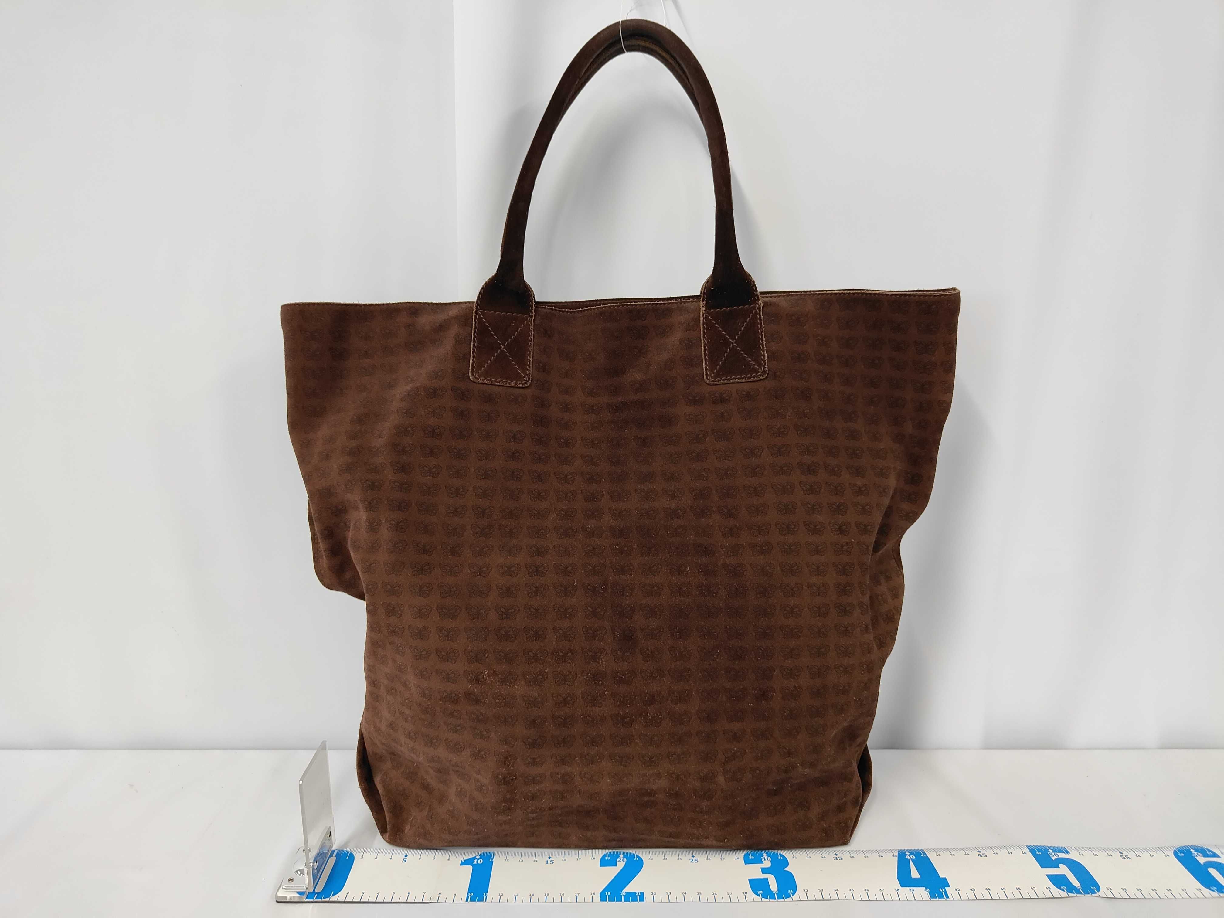 Tote Bag Butterfly Pattern Suede Women's Handbag — view 2
