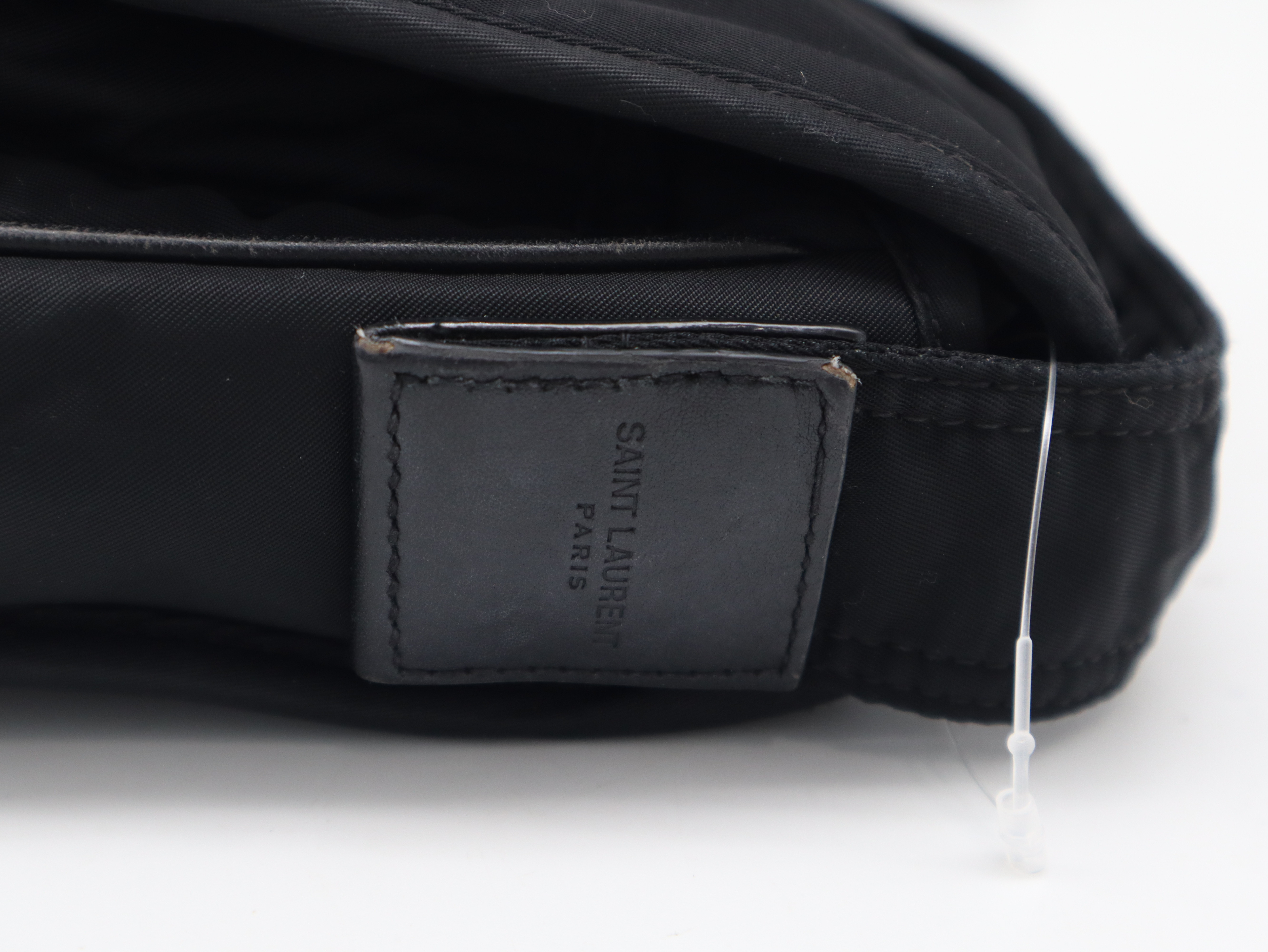 776611 Nylon Niki Small Messenger Bag Cassandra Logo Black Shoulder Bag — view 8