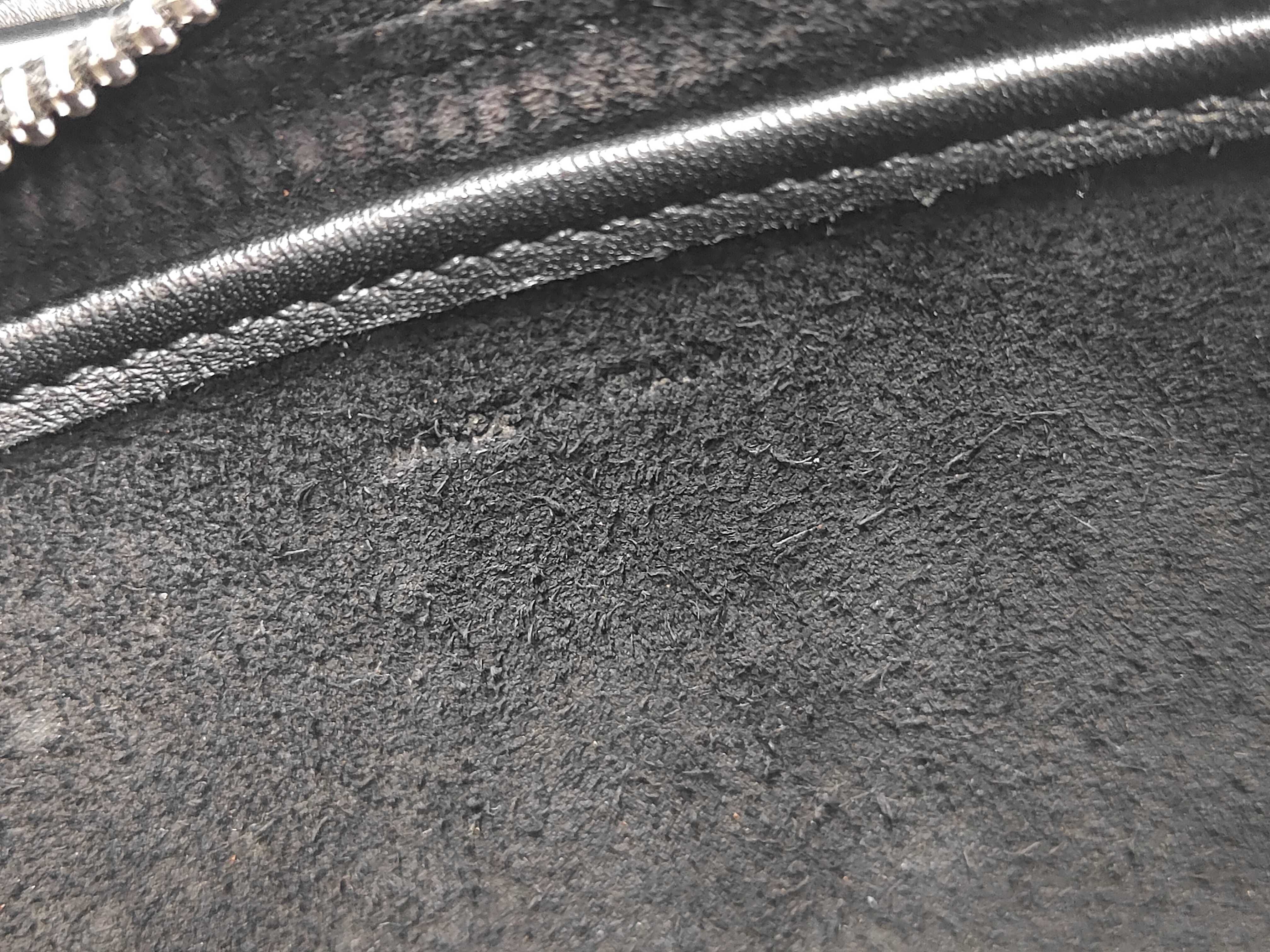 Ava Logo Black Calfskin Leather Bag with Silver Hardware — view 11