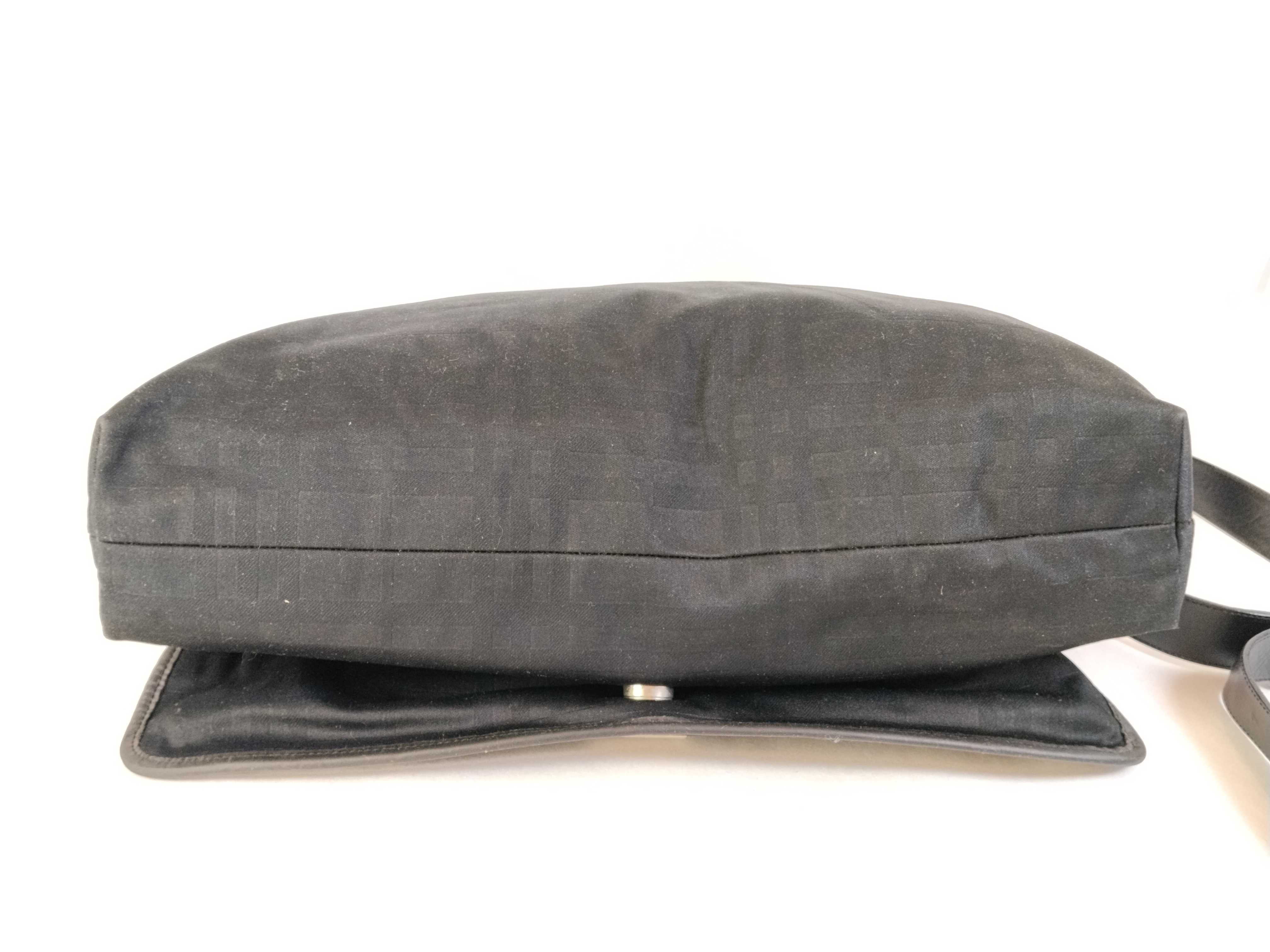 Nylon Shoulder Bag, Black — view 7