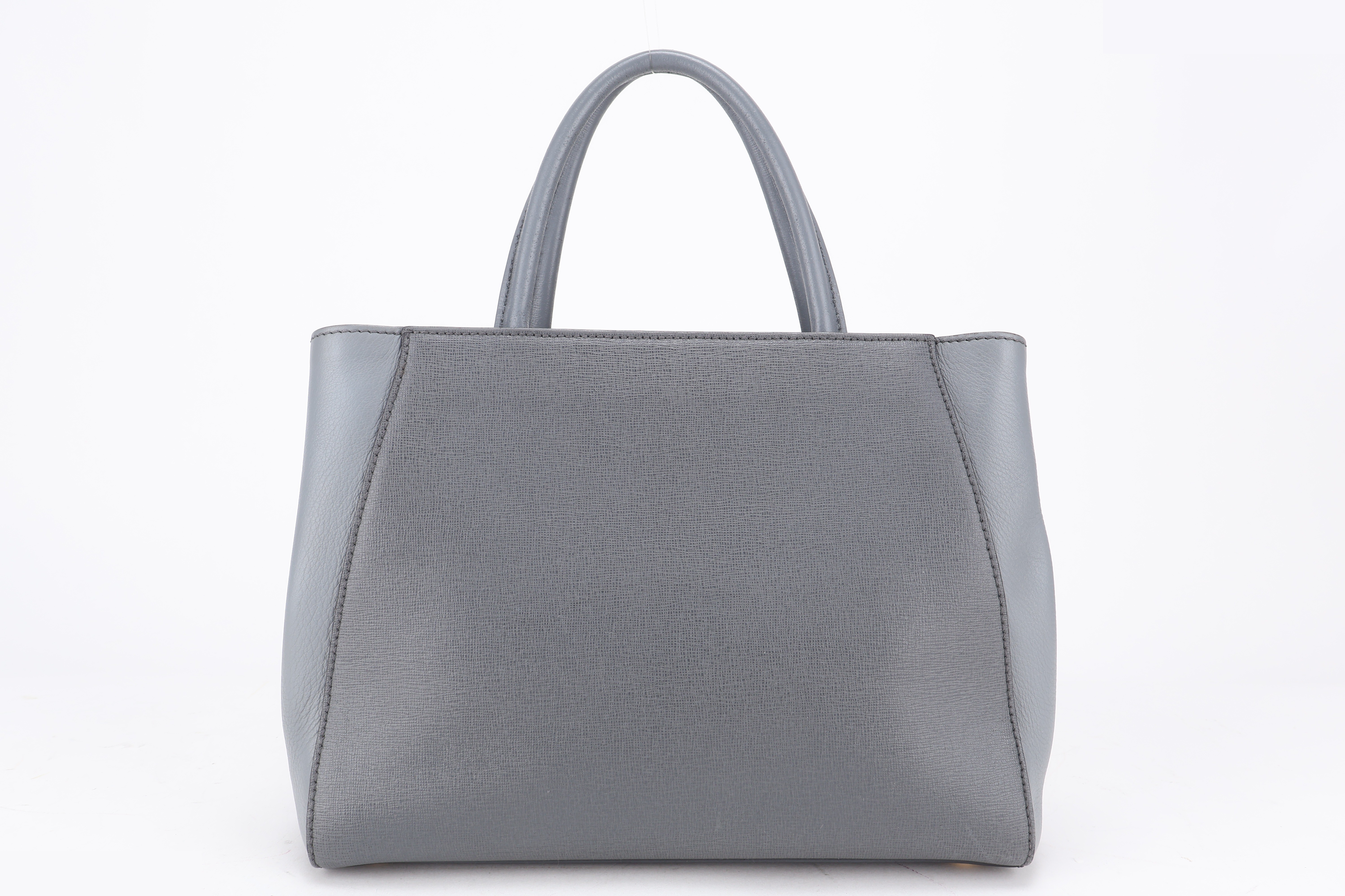 2 JOURS PETITE GRAY CANVAS LEATHER GHW — view 2