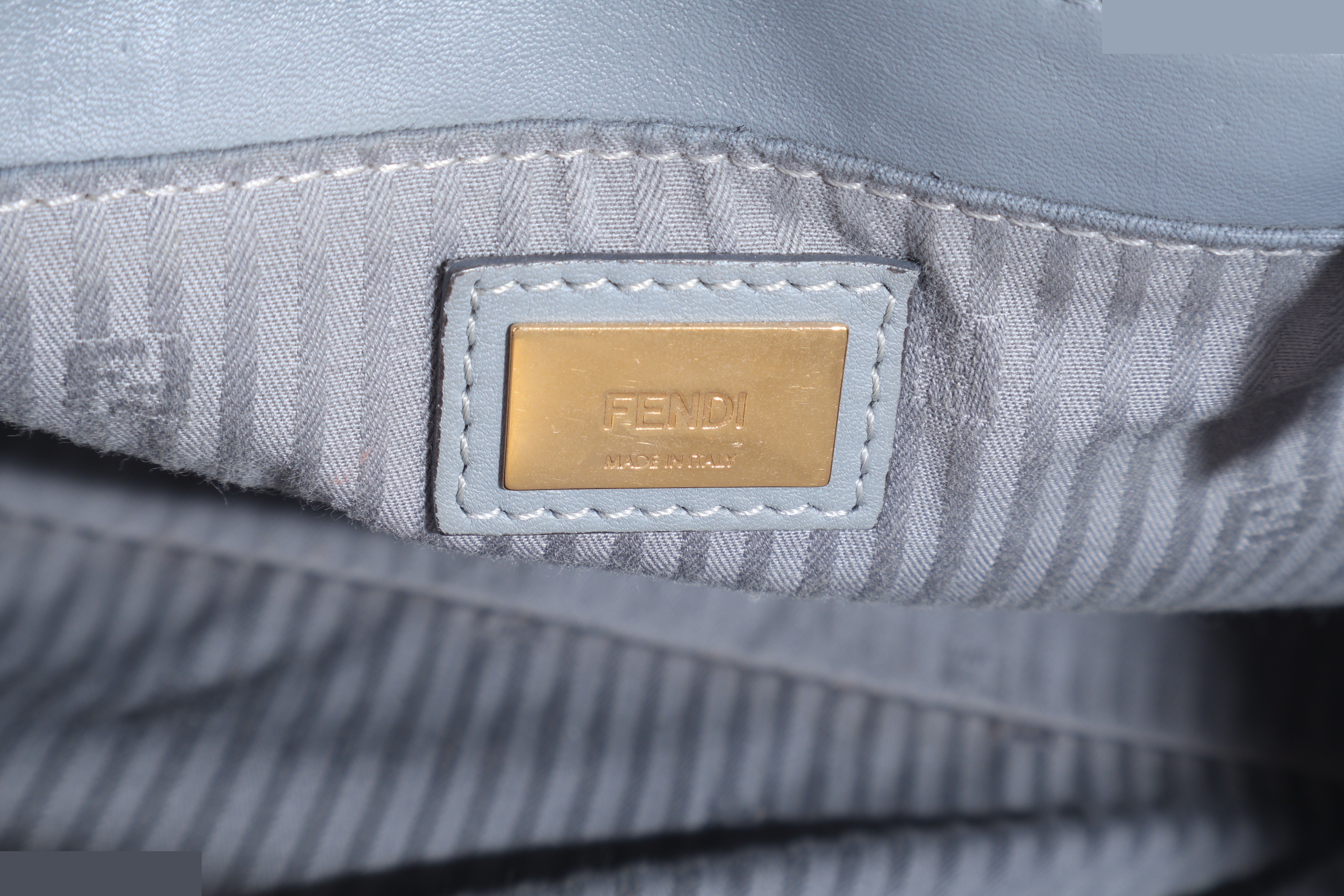 2 JOURS PETITE GRAY CANVAS LEATHER GHW — view 6
