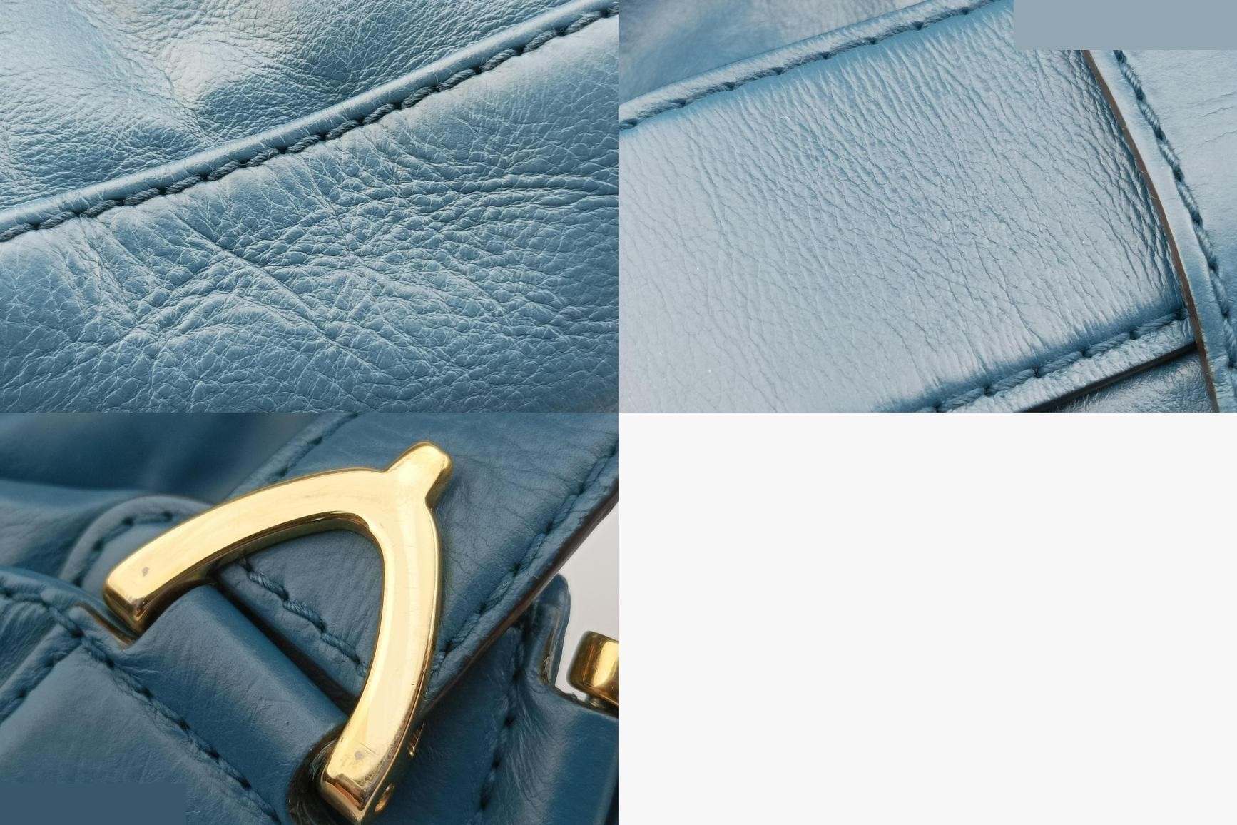 Soft Stirrup Leather Blue — view 11