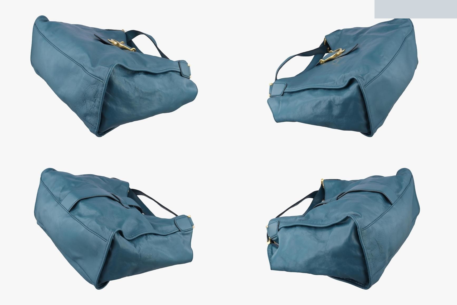 Soft Stirrup Leather Blue — view 4