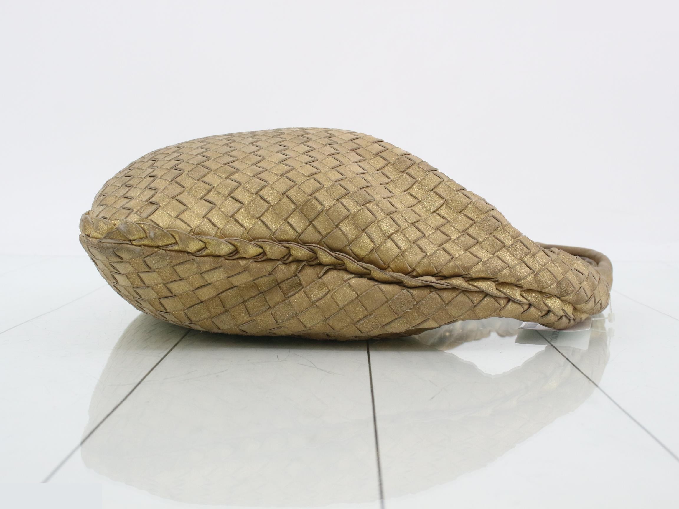 Intrecciato Hobo Shoulder Bag — view 3
