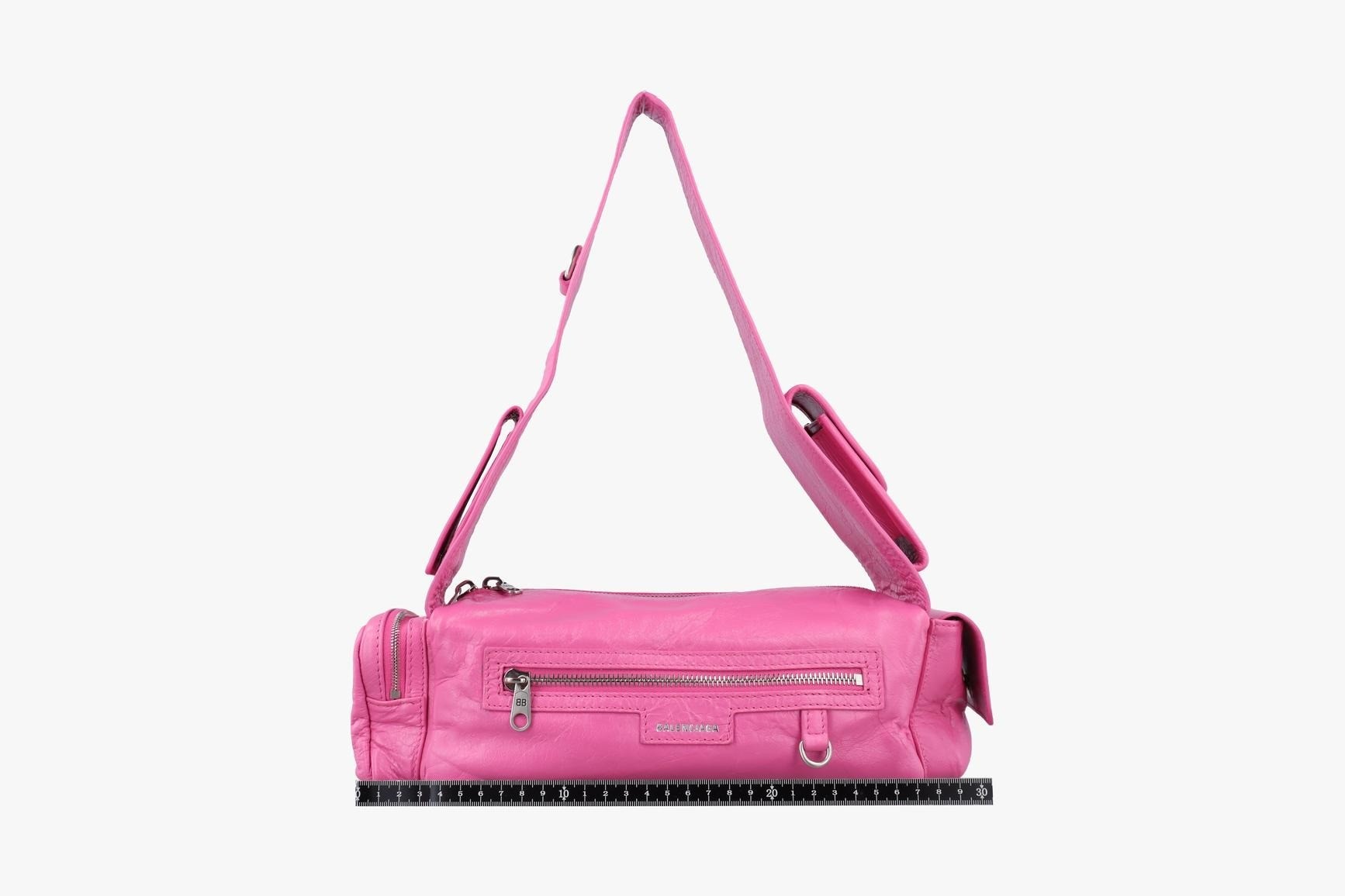 Super Busy XS Sling Bag, Leather, Pink — view 2