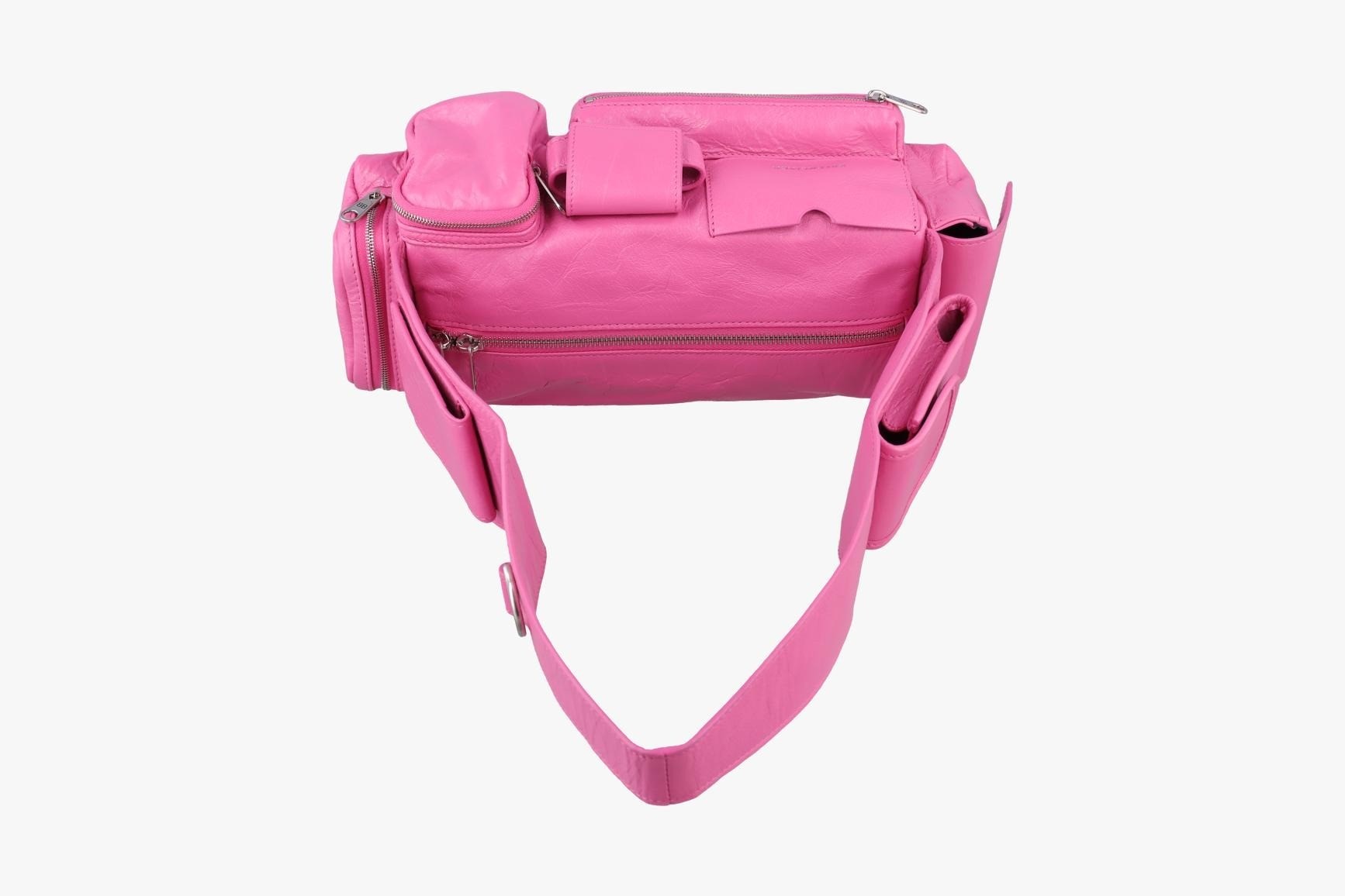 Super Busy XS Sling Bag, Leather, Pink — view 5