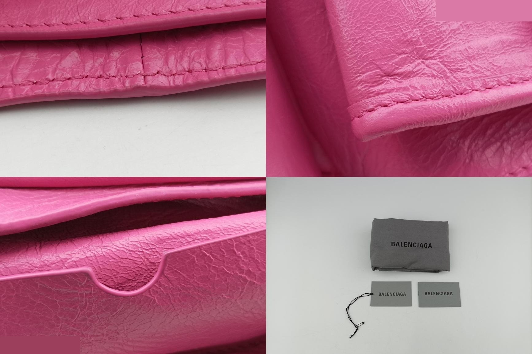 Super Busy XS Sling Bag, Leather, Pink — view 10