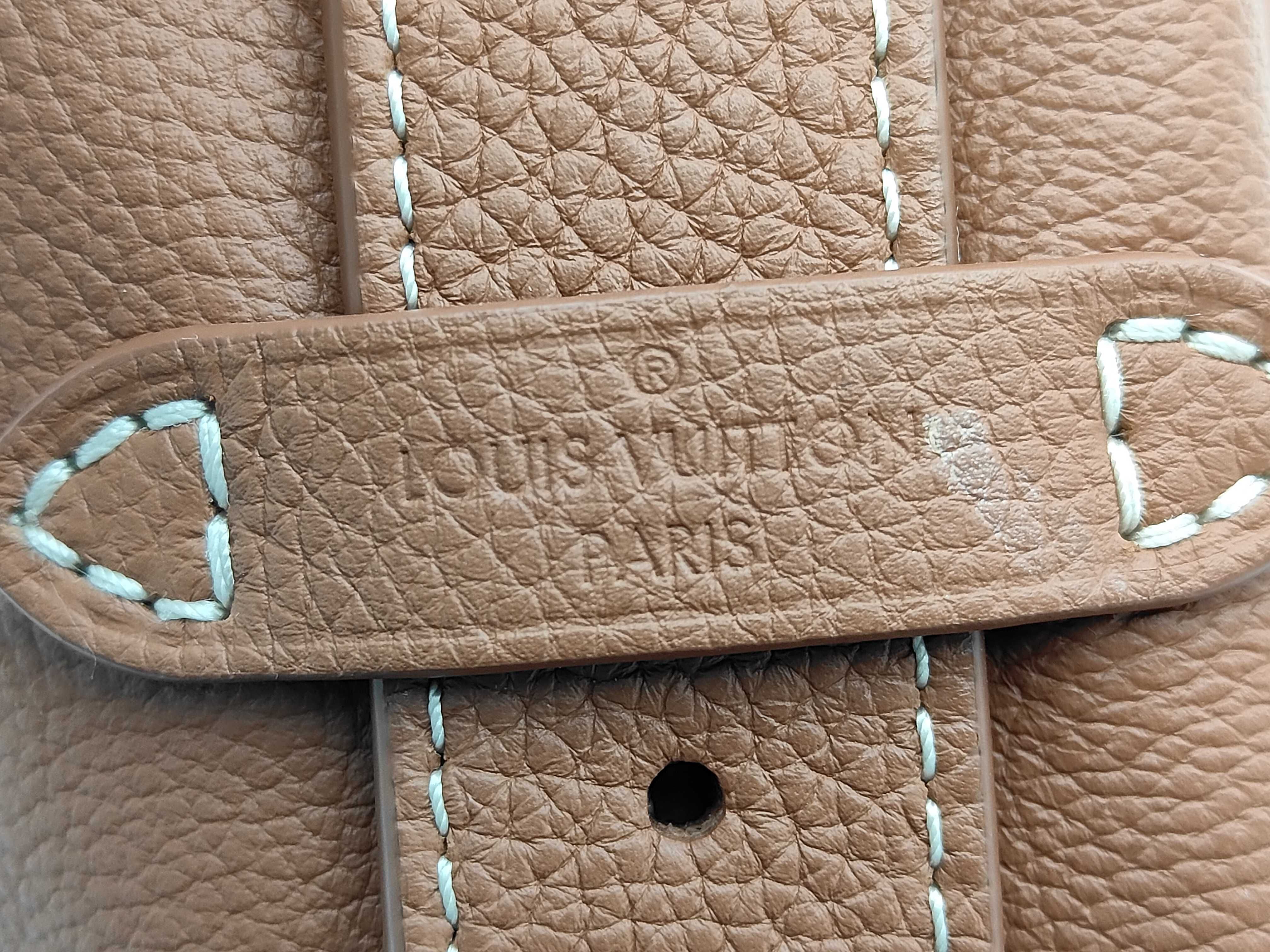 Low Key Hobo PM Cognac M25354 RFID Shoulder Bag — view 12