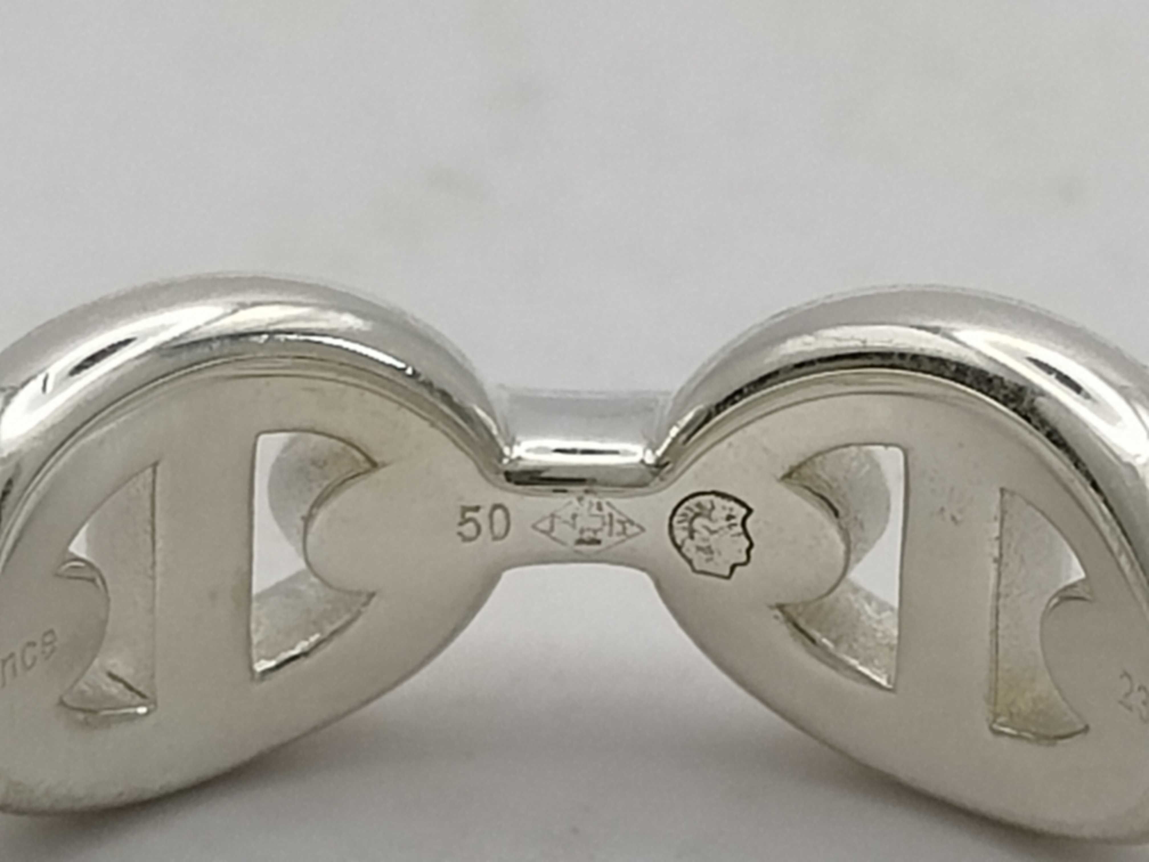 Chaine d'Ancre Enchainée Ring, Size 50, 23AG201979 — view 8