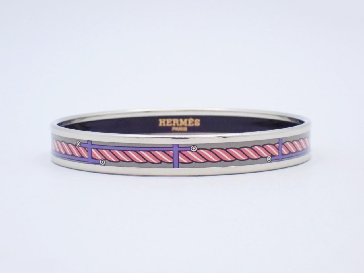 Other Line Precious Metal Enamel Bangle Wrist circumference approx. 20cm