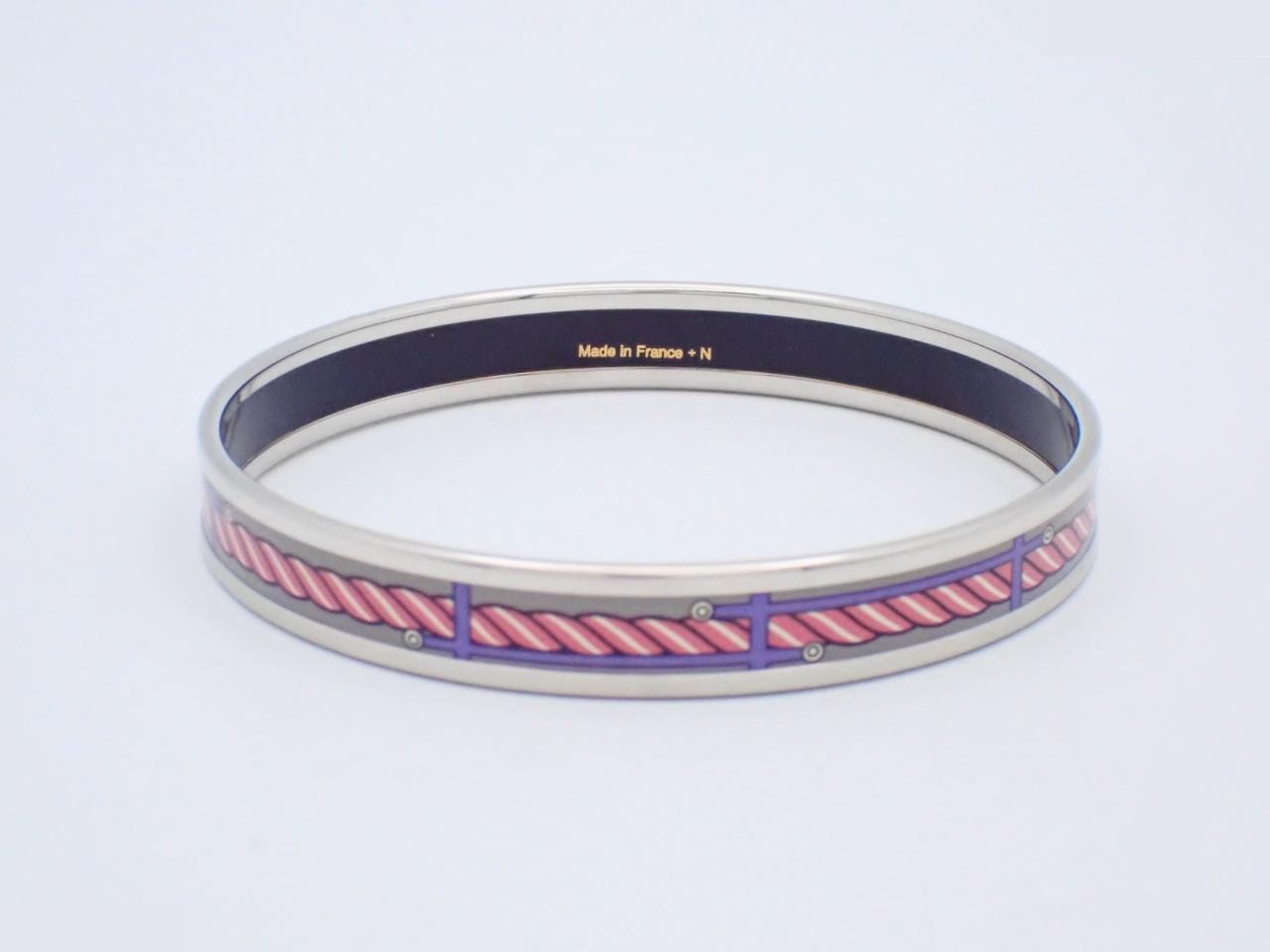 Other Line Precious Metal Enamel Bangle Wrist circumference approx. 20cm — view 2