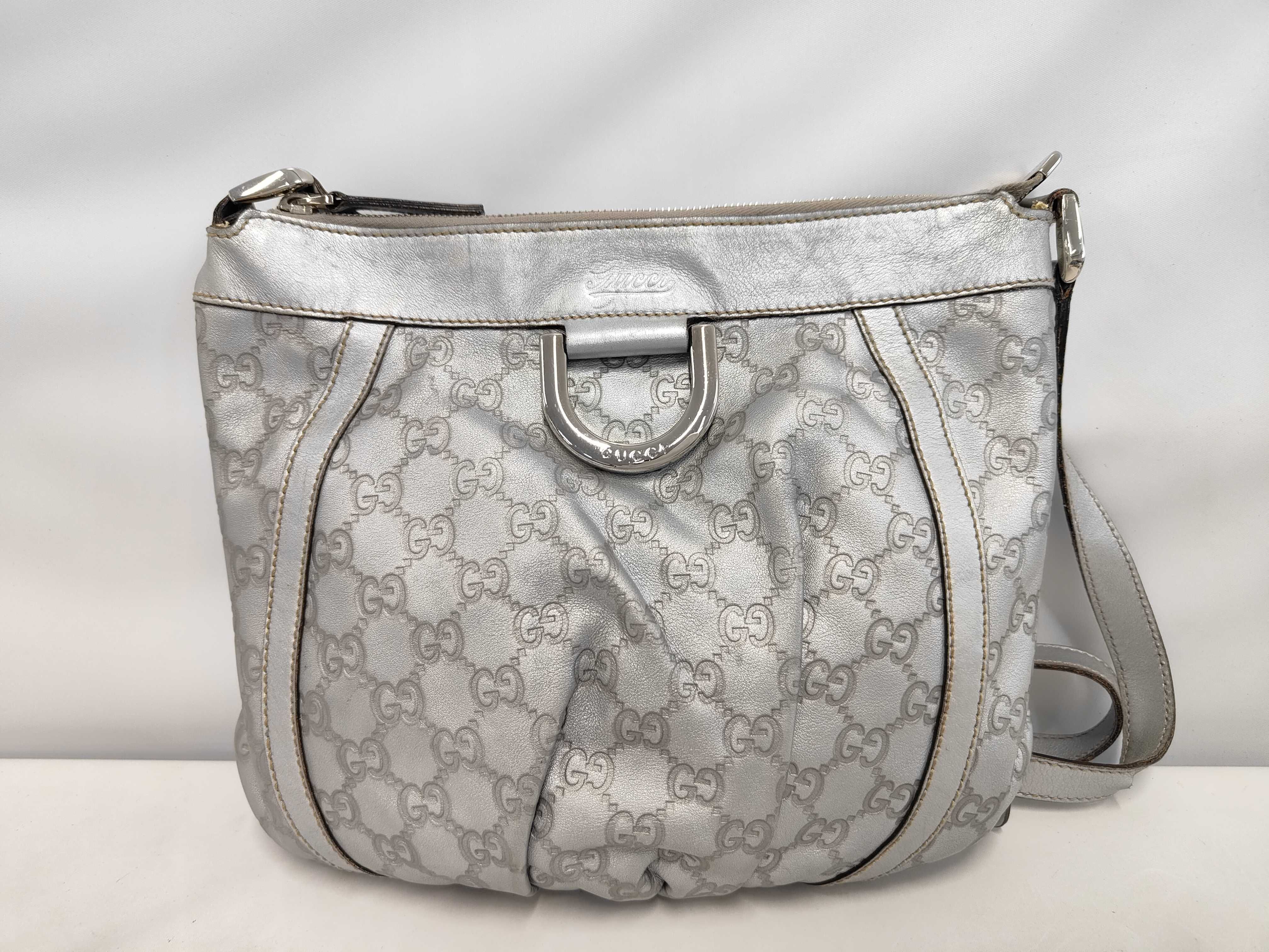 Abbey GG Shima Leather Shoulder Bag