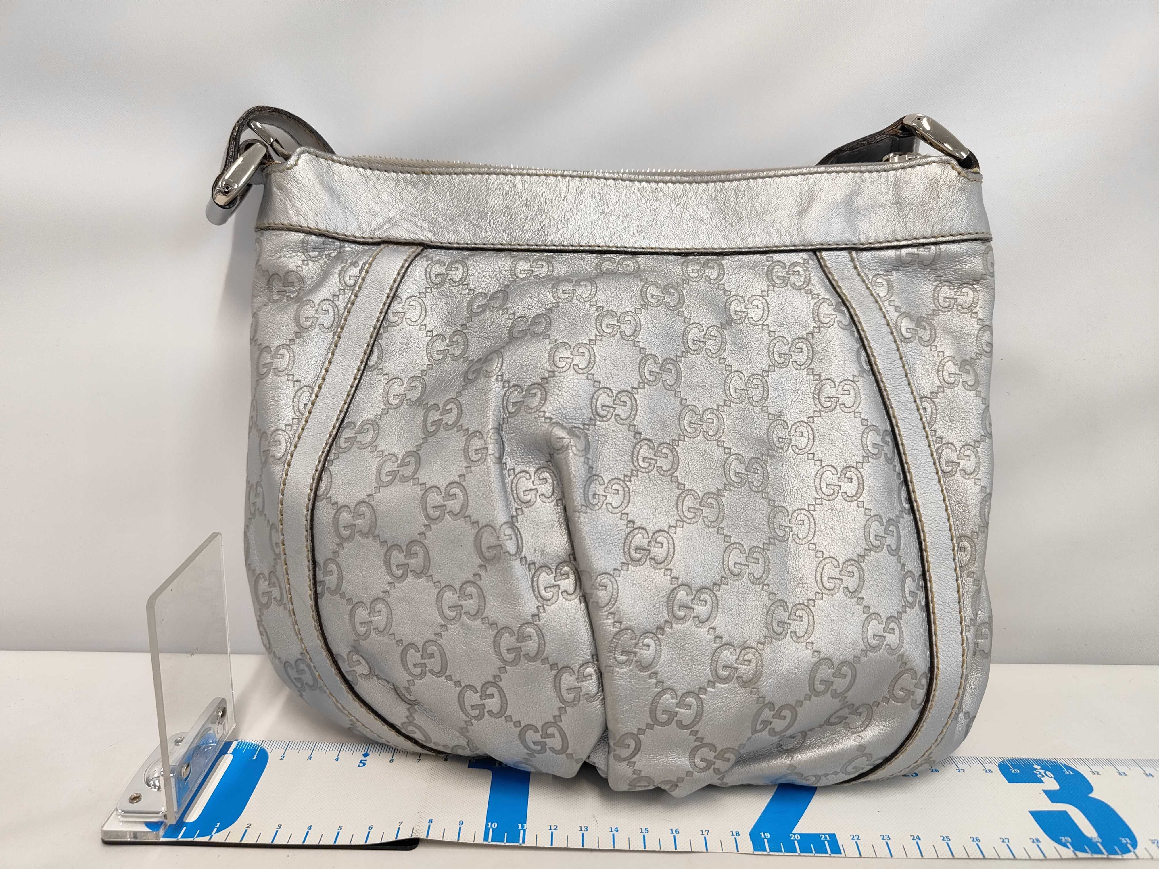Abbey GG Shima Leather Shoulder Bag — view 2