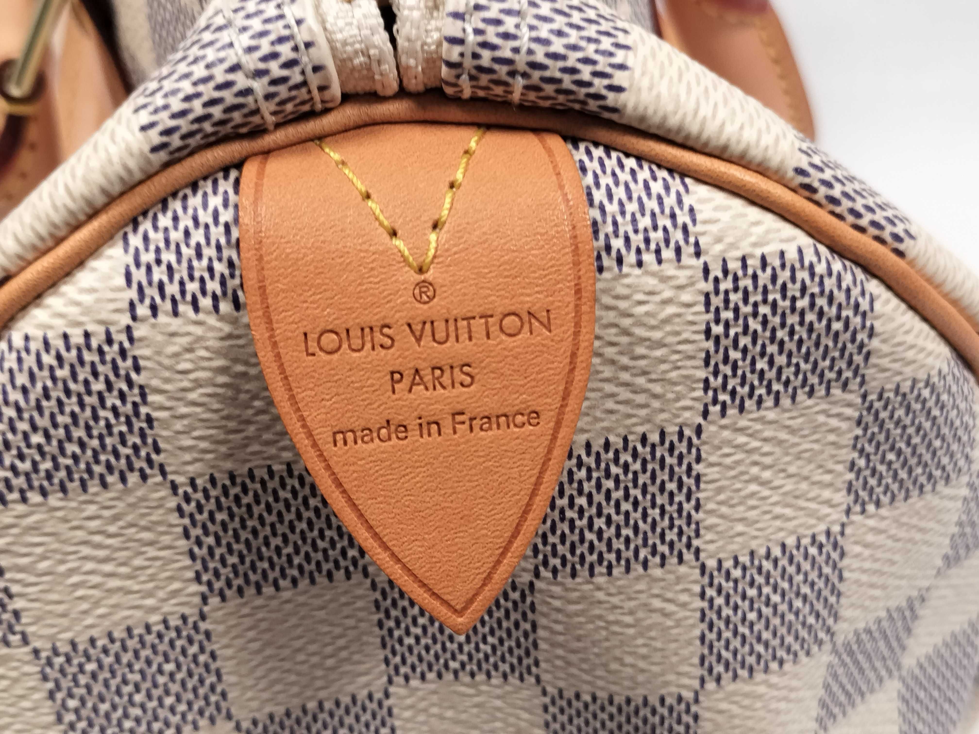 Damier Azur LV Damier Azur Speedy 30 N41533 MB3148 Boston Bag — view 14