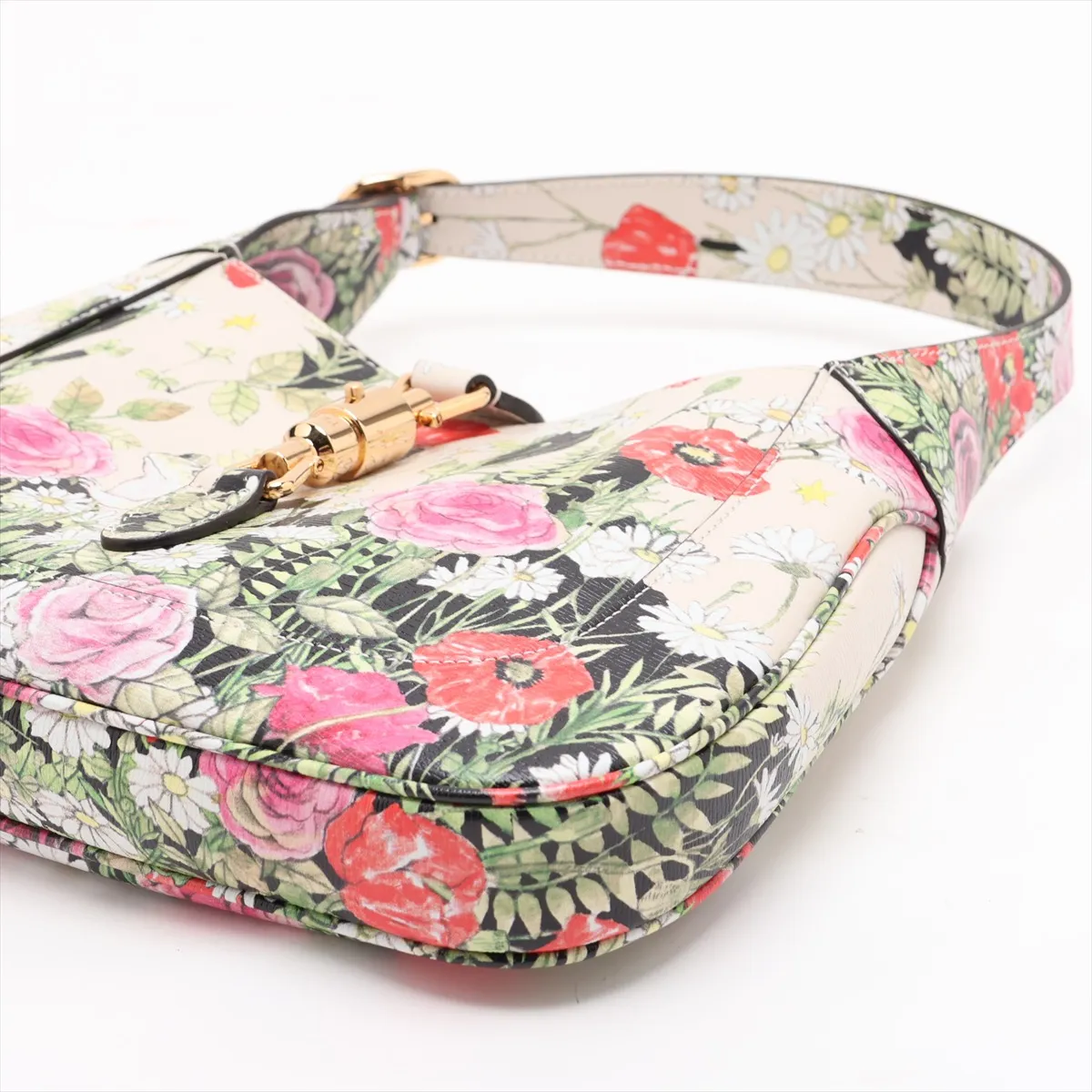 Jackie 1961 Leather Shoulder Bag, Multicolor 636709 — view 3