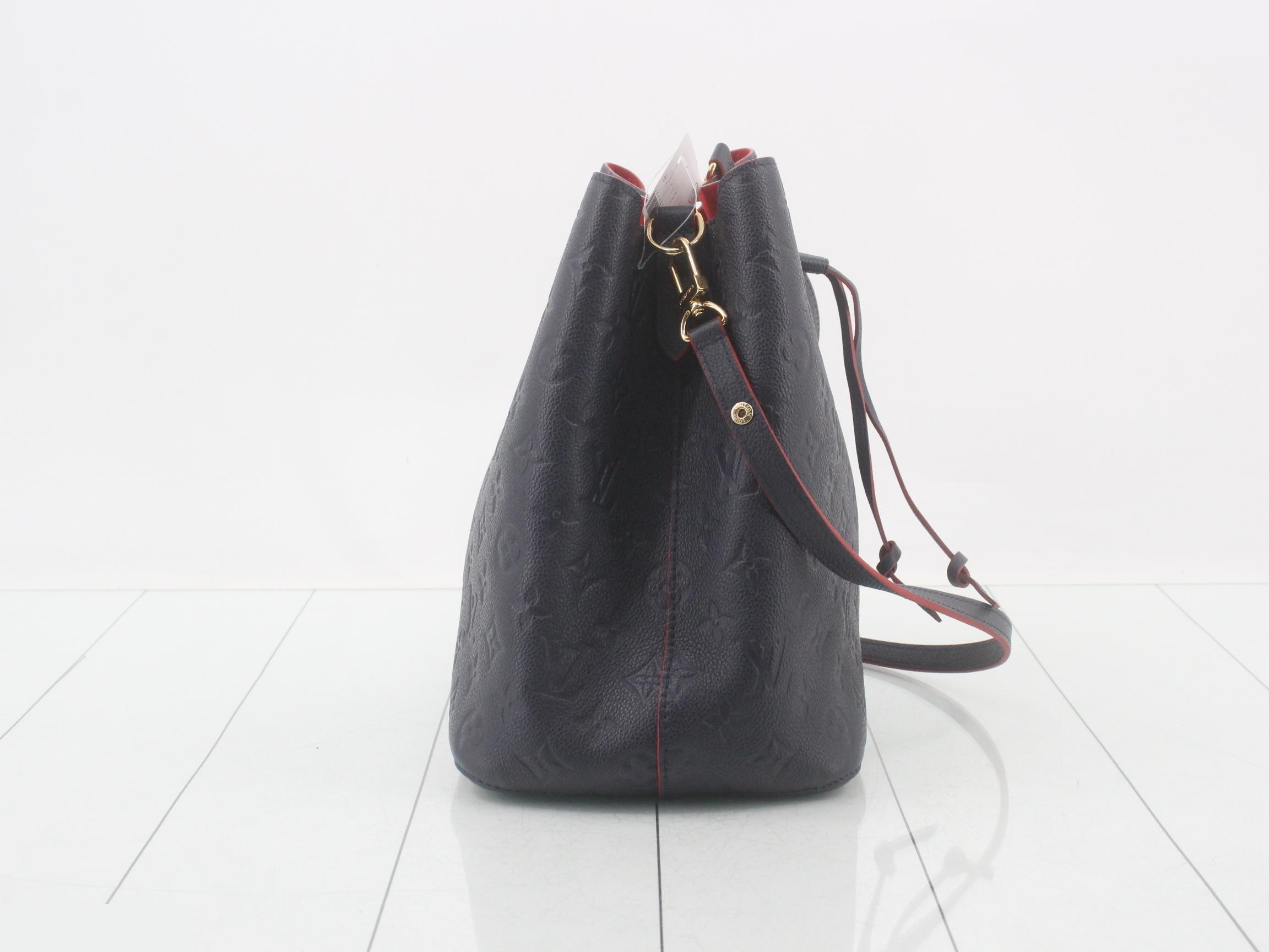 Monogram Empreinte NeoNoe Marine Rouge Shoulder Bag — view 4