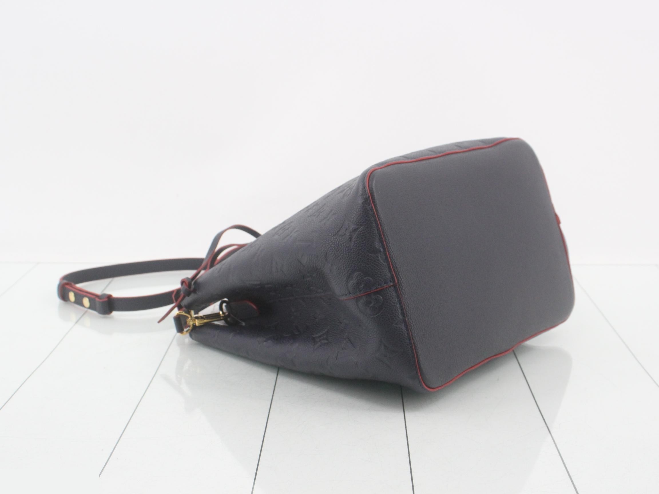 Monogram Empreinte NeoNoe Marine Rouge Shoulder Bag — view 5