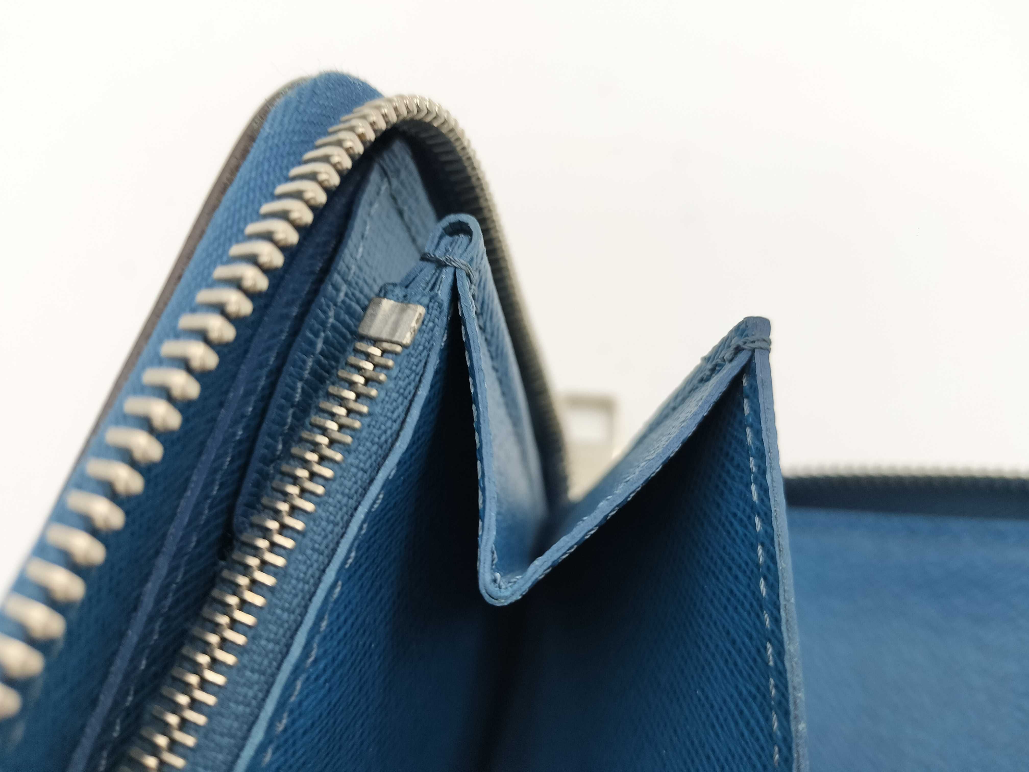 Epi Leather Round Zipper Long Wallet — view 11