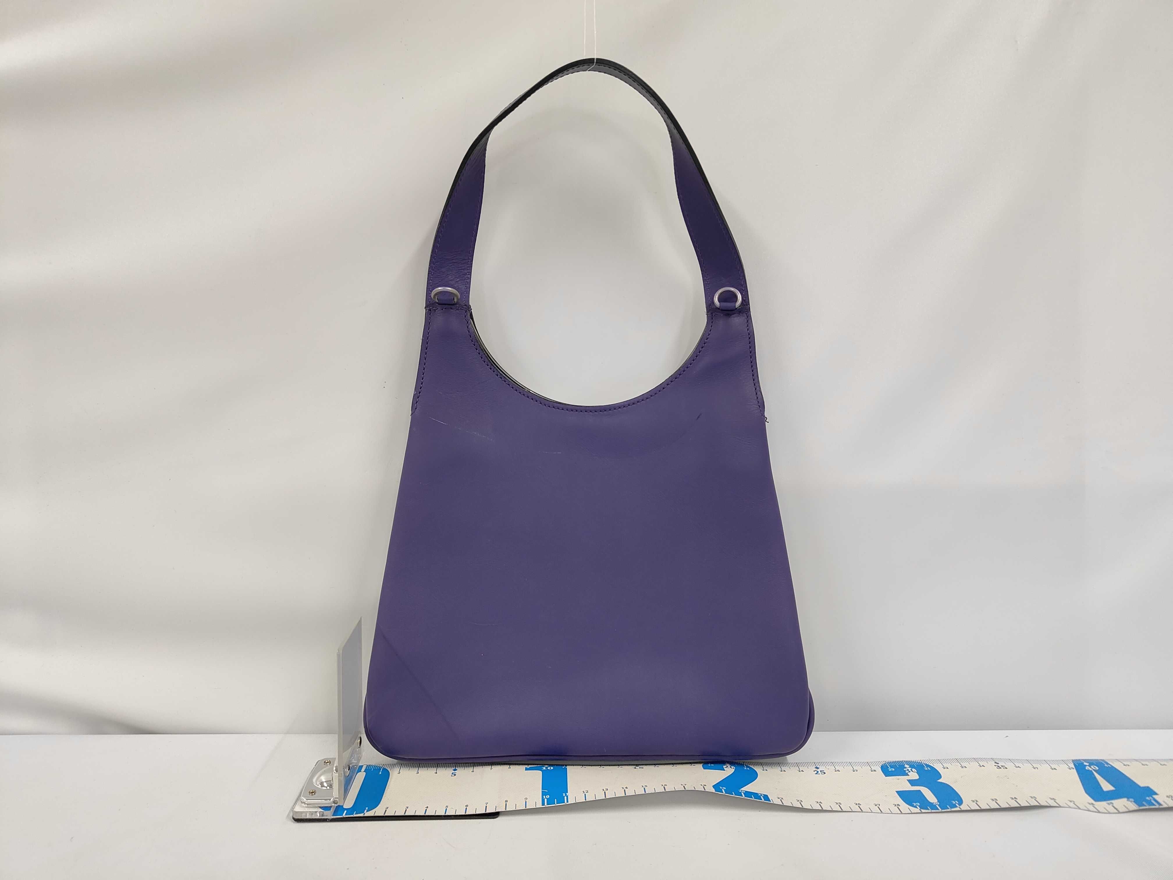 bag, purple shoulder bag — view 2