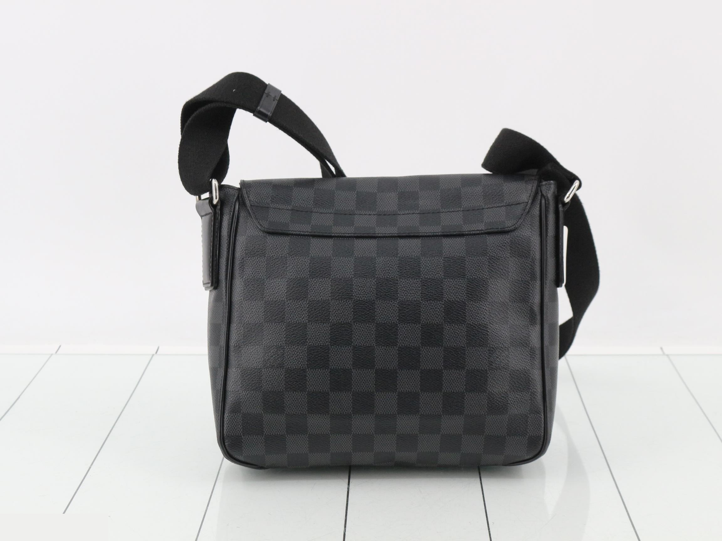 Damier Graphite District PM Shoulder Bag — view 2