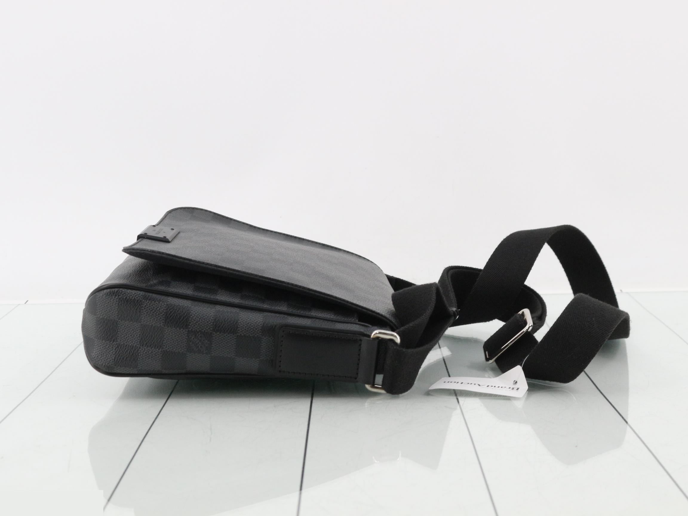 Damier Graphite District PM Shoulder Bag — view 3