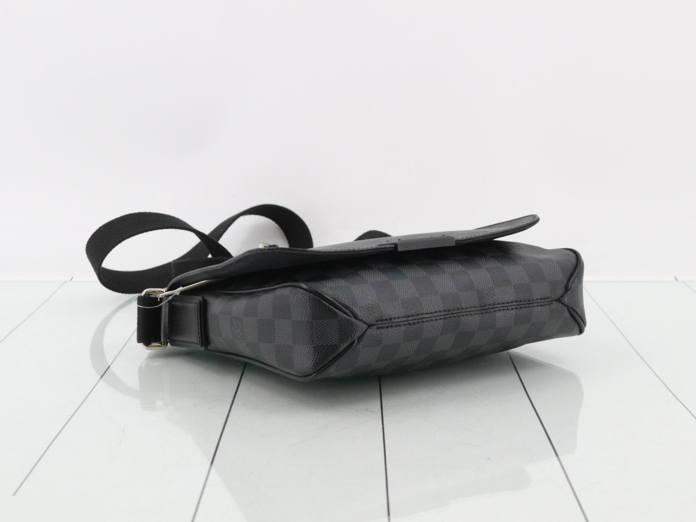 Damier Graphite District PM Shoulder Bag — view 5
