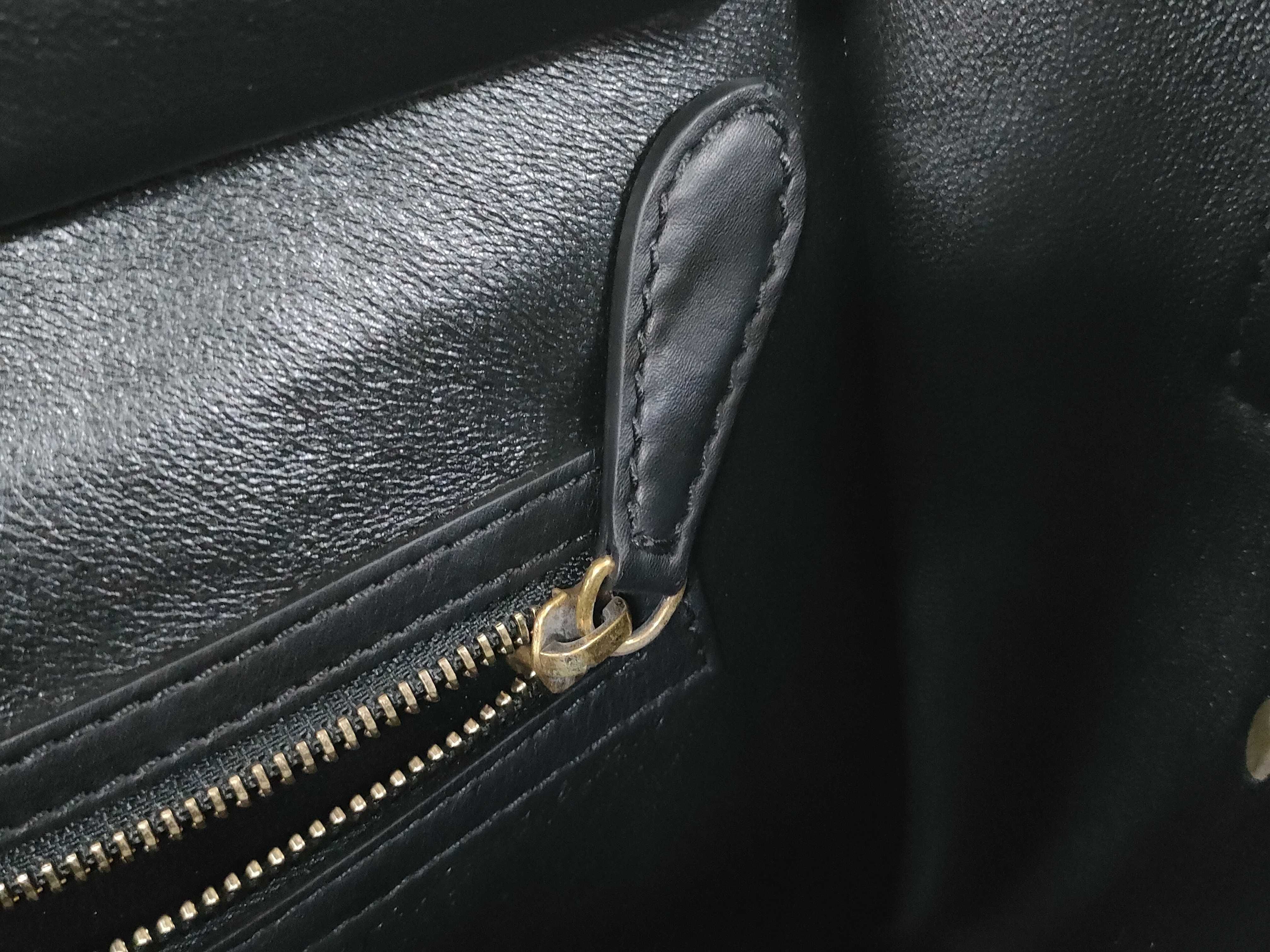 Luggage Micro Shopper Handbag (Black) — view 13