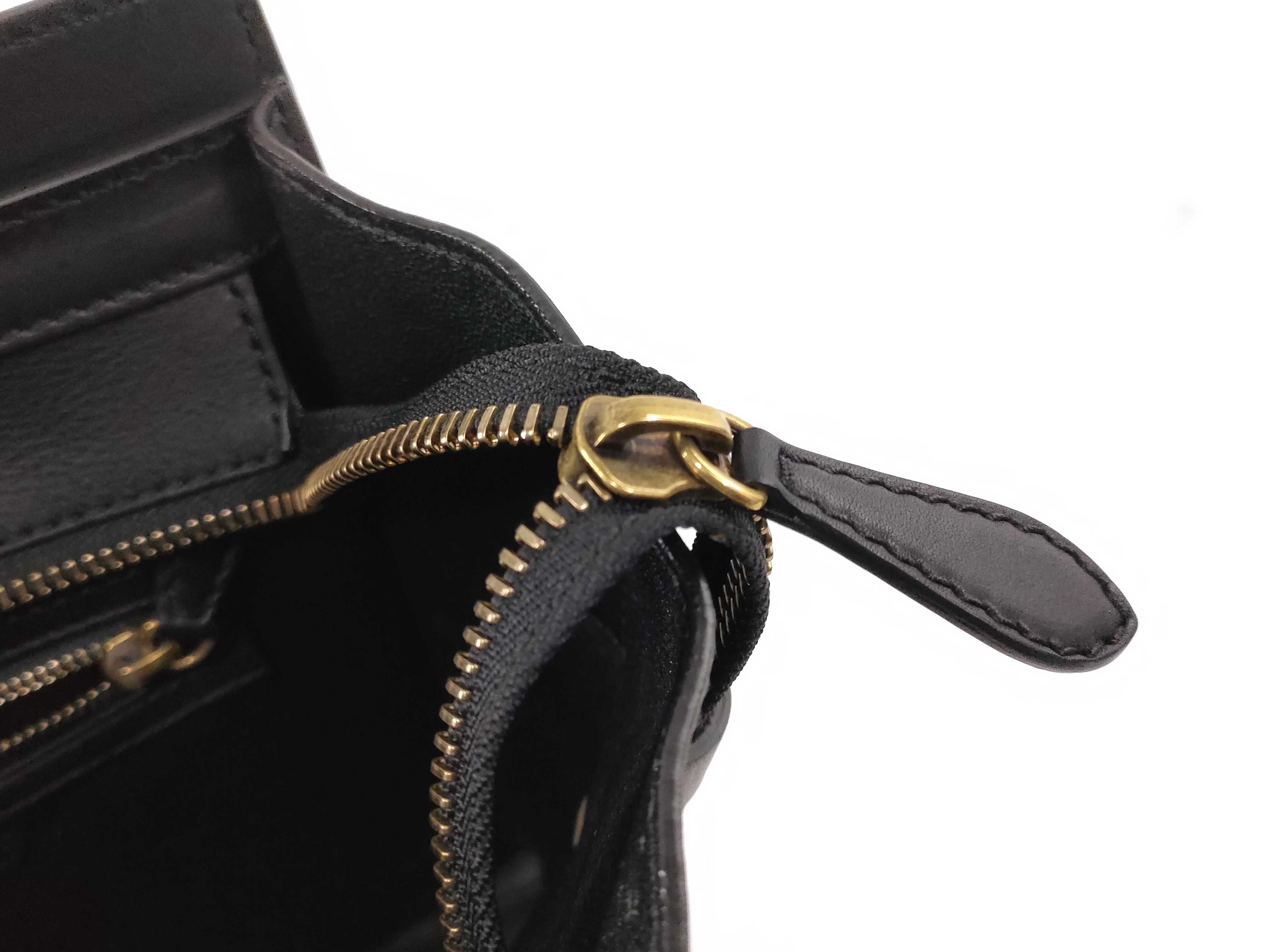 Luggage Micro Shopper Handbag (Black) — view 14