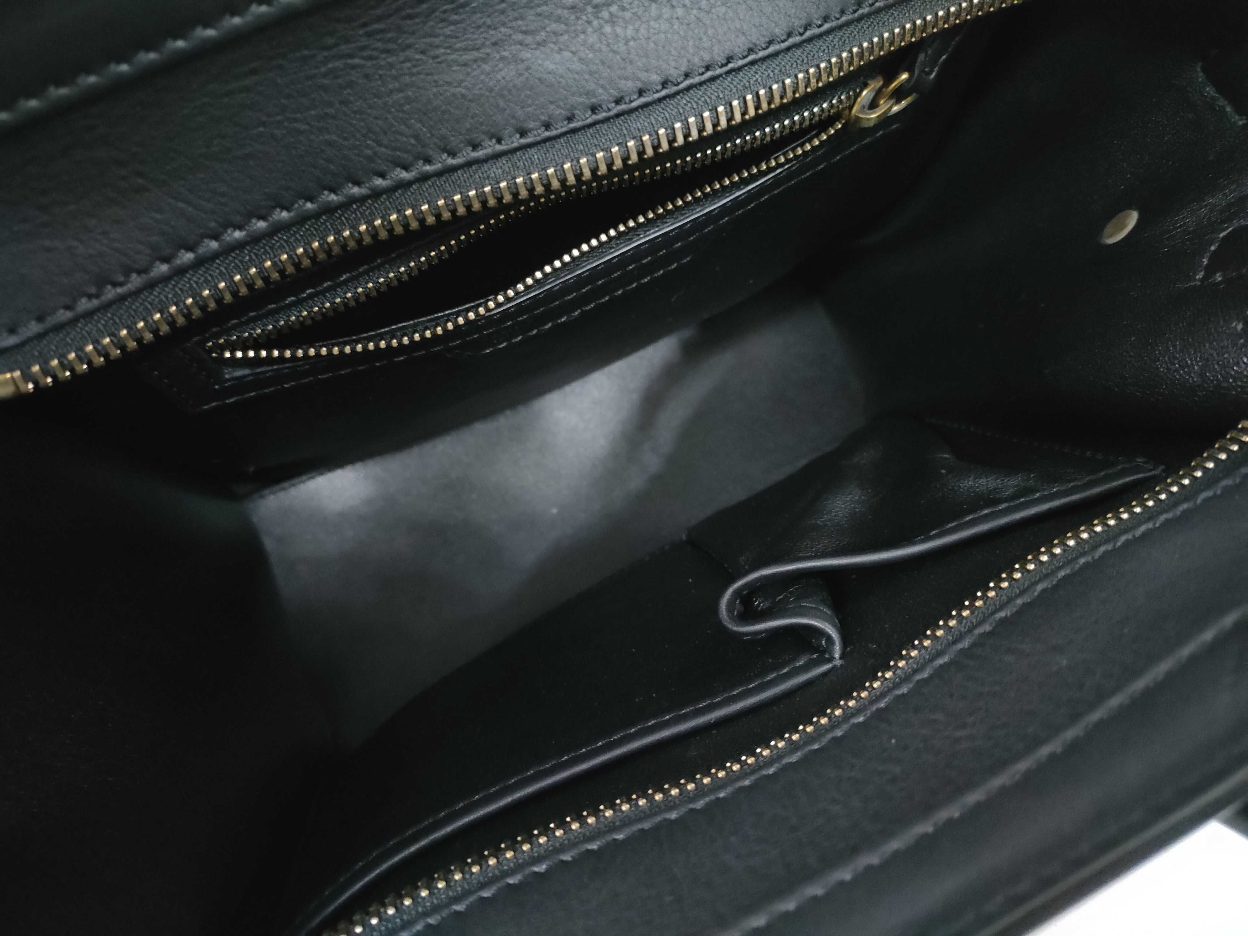 Luggage Micro Shopper Handbag (Black) — view 9