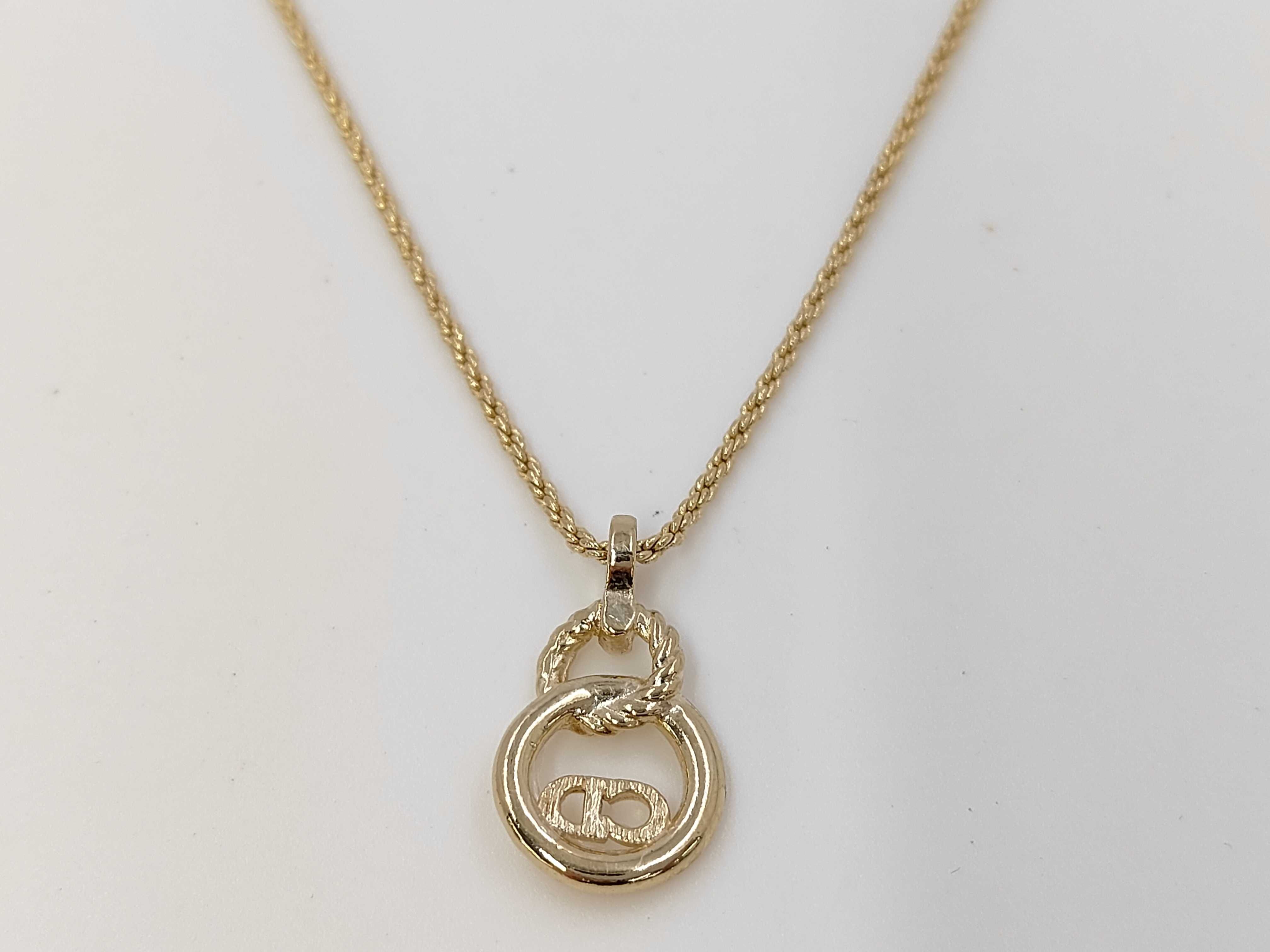 Circle CD Necklace — view 2