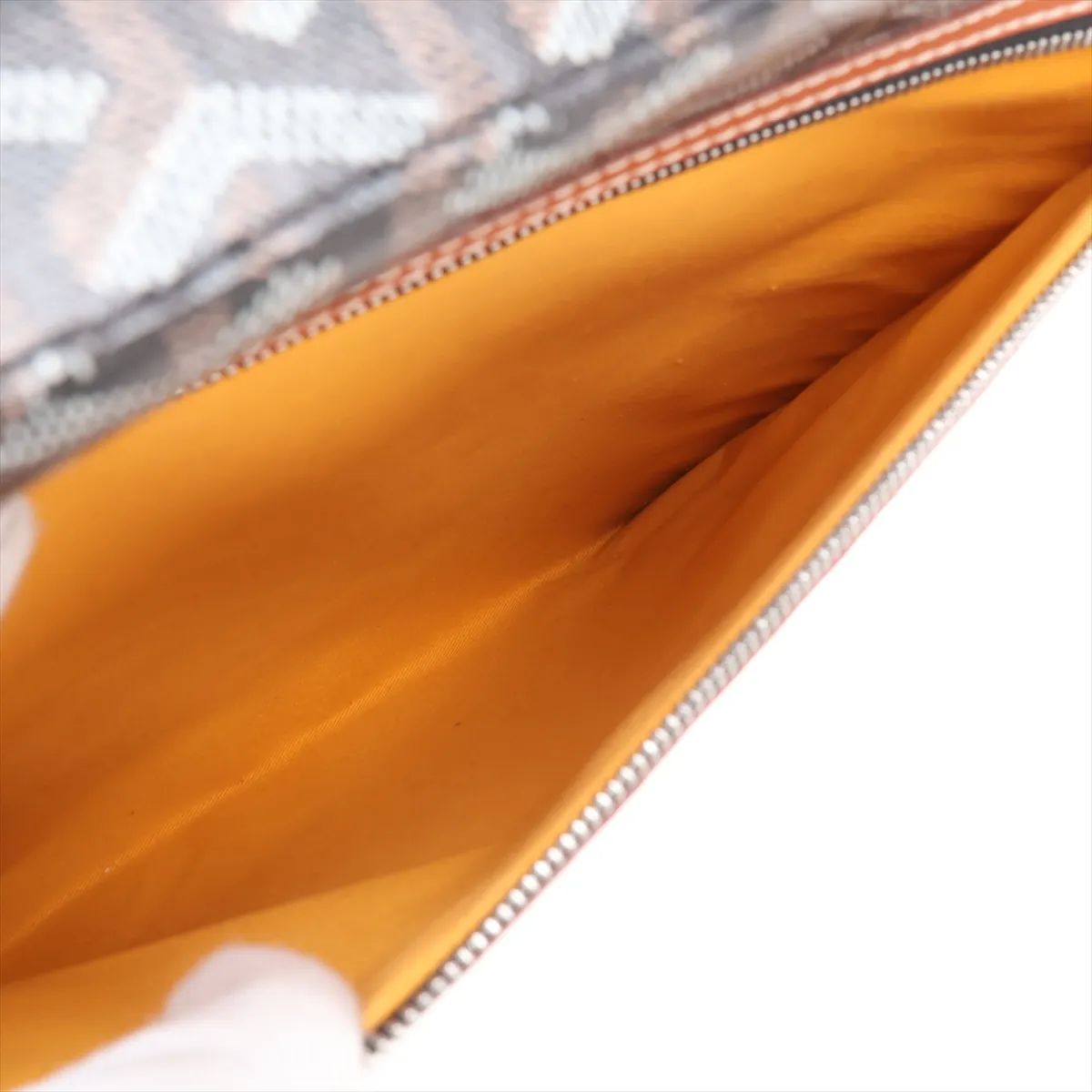 [Individually packaged] Goyard Trolley PVC x Leather Carry Case Black x Brown — view 8