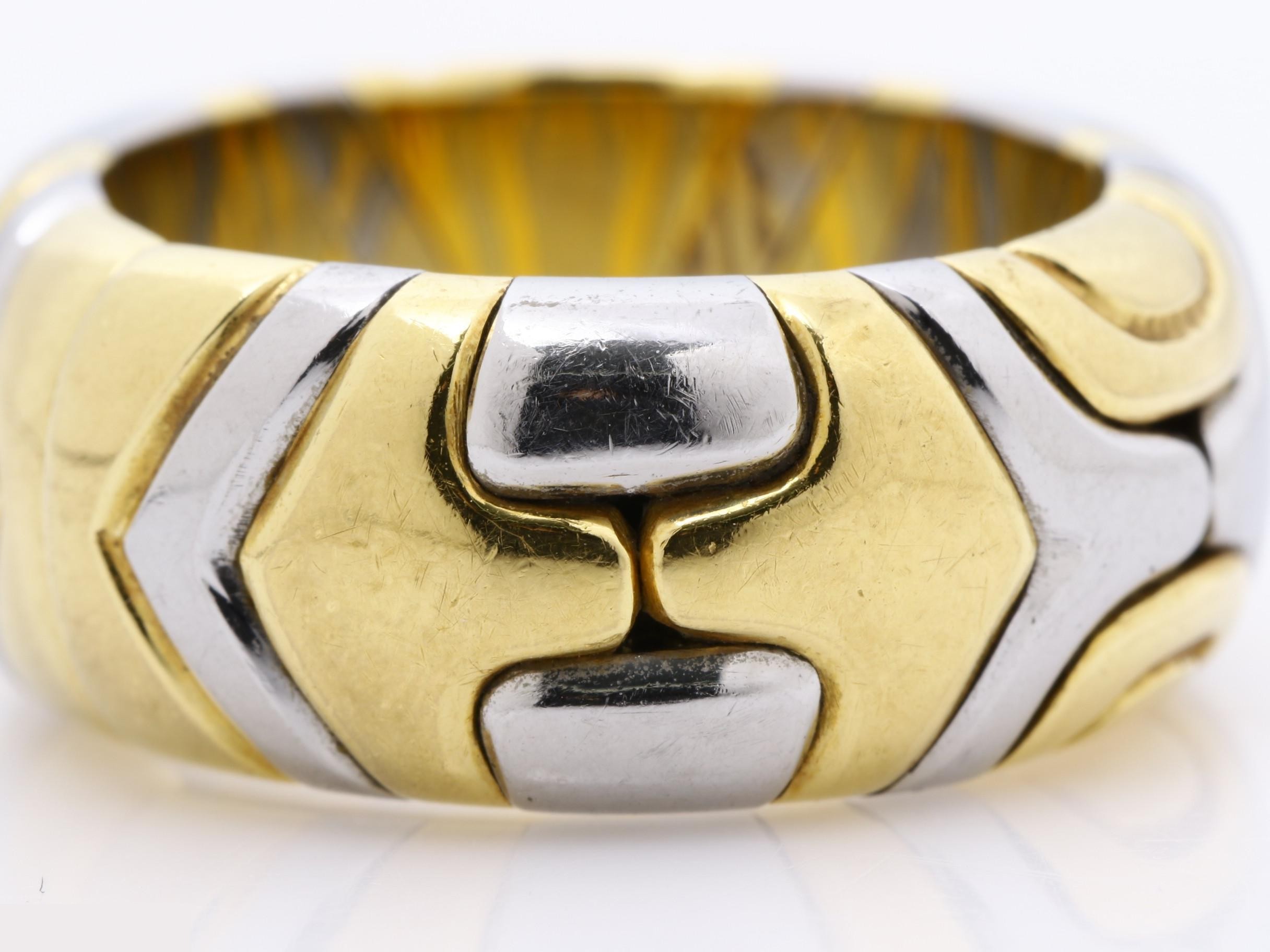 Alveare Ring, 750YG/SS, 9.2g, #9 — view 2