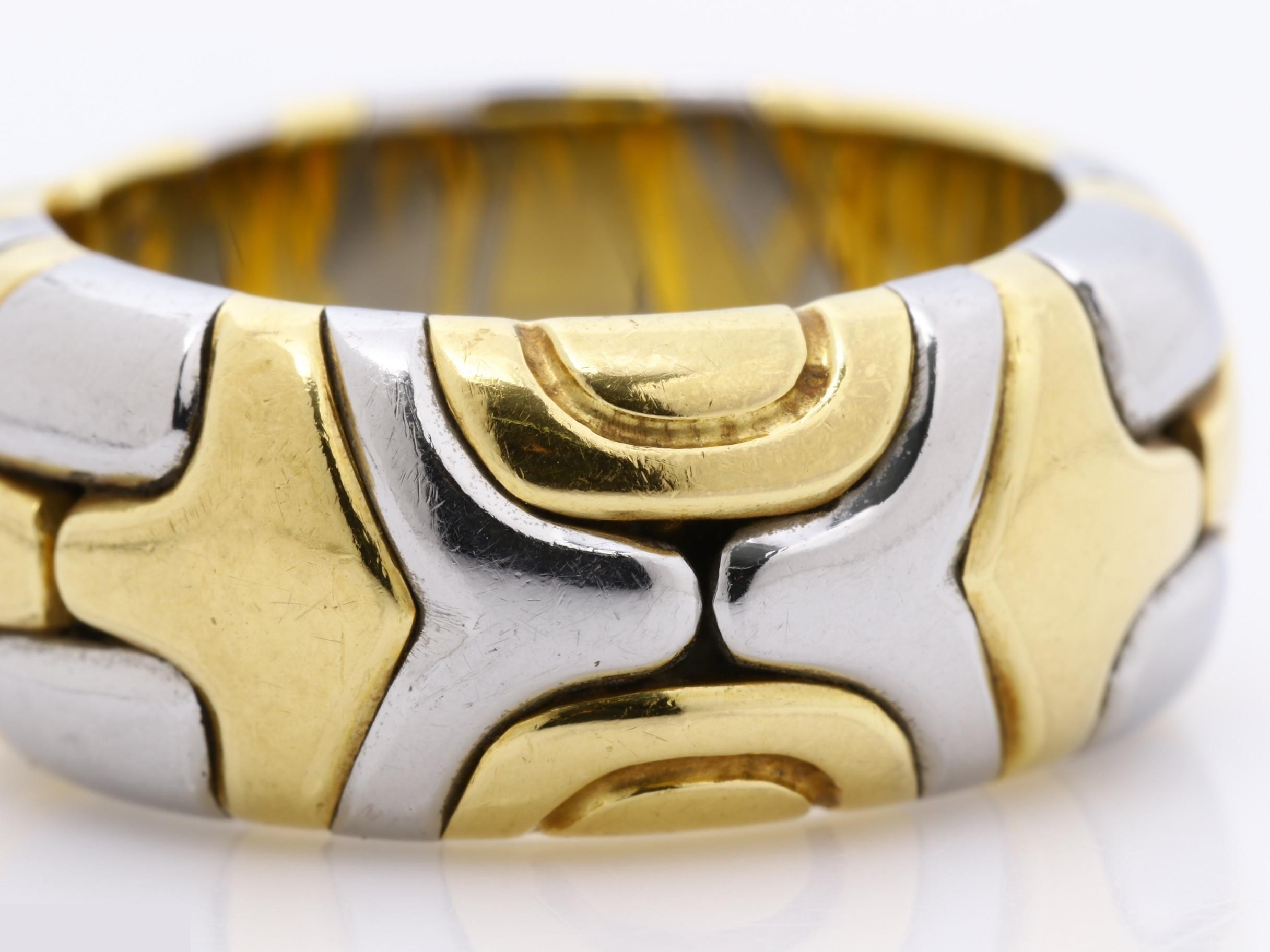 Alveare Ring, 750YG/SS, 9.2g, #9 — view 3