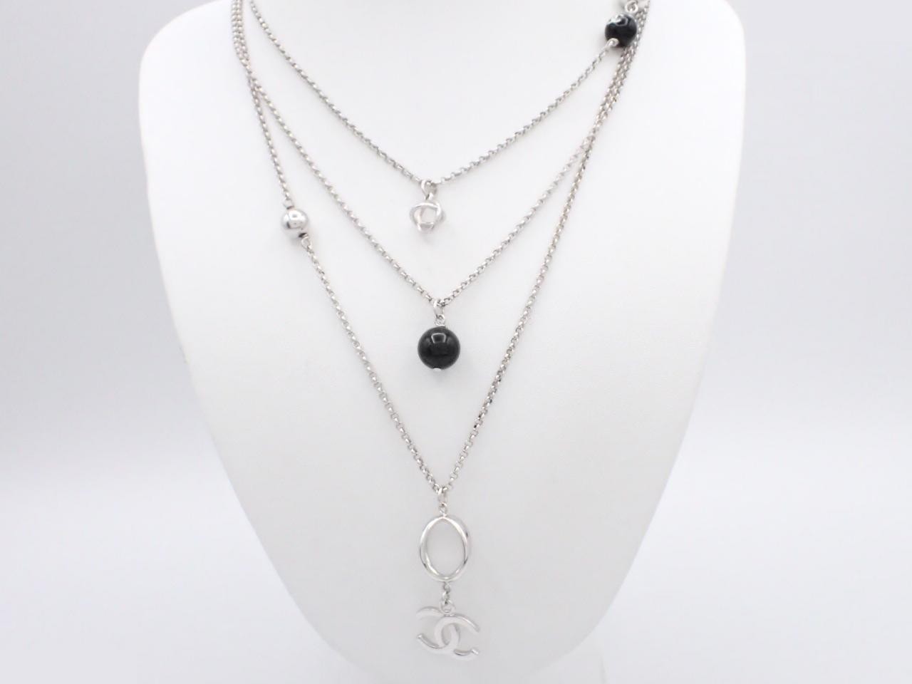 Necklace with Coco Mark, chain approximately 61cm long