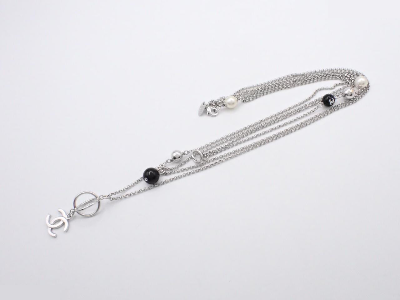 Necklace with Coco Mark, chain approximately 61cm long — view 3