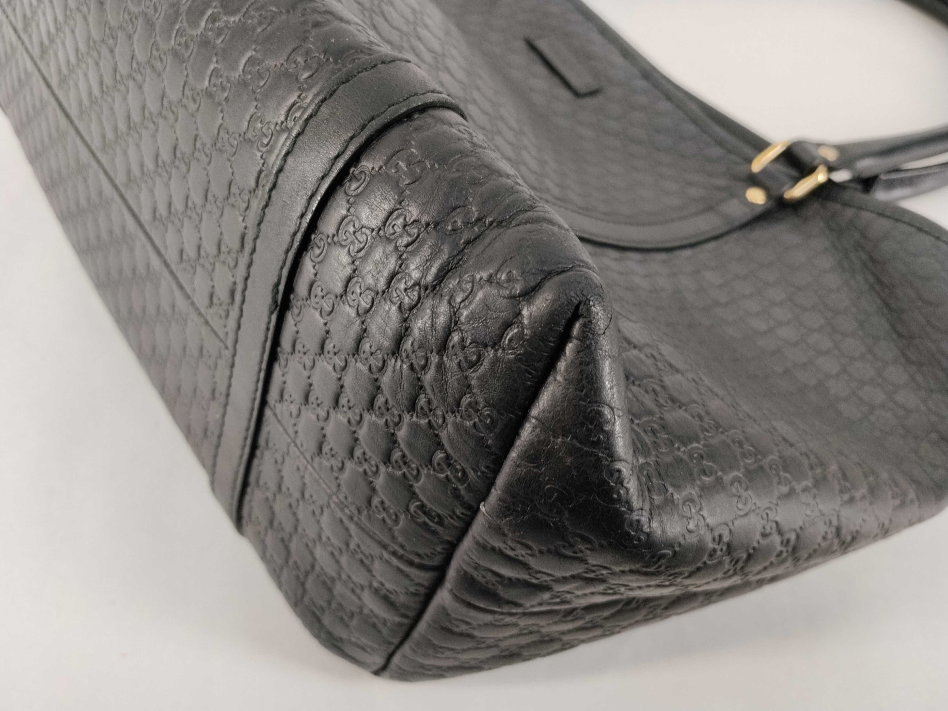 Guccissima Tote Bag, Black, 449647 Tote Bag — view 6