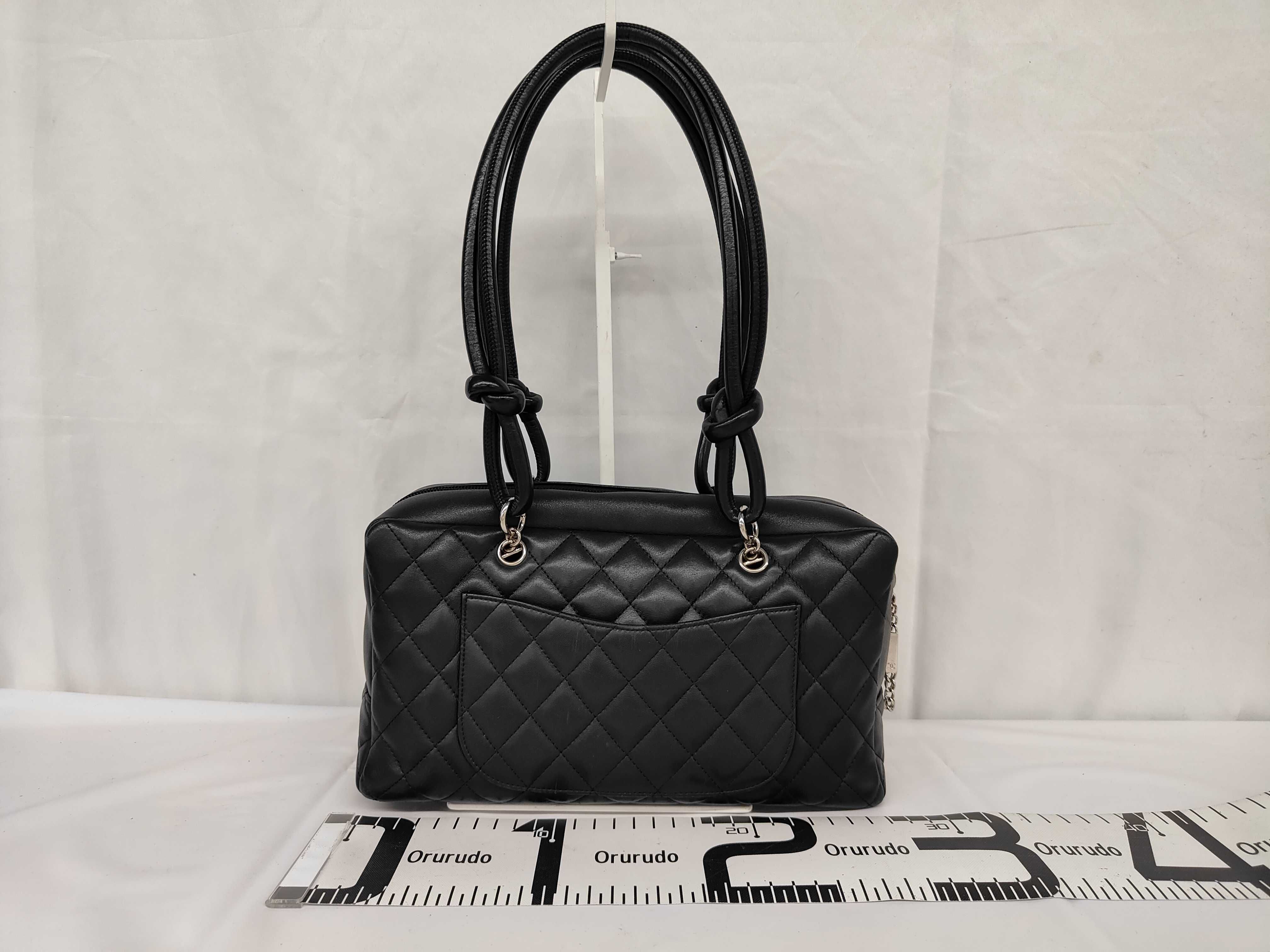 Cambon Line Bowling Bag Handbag — view 2