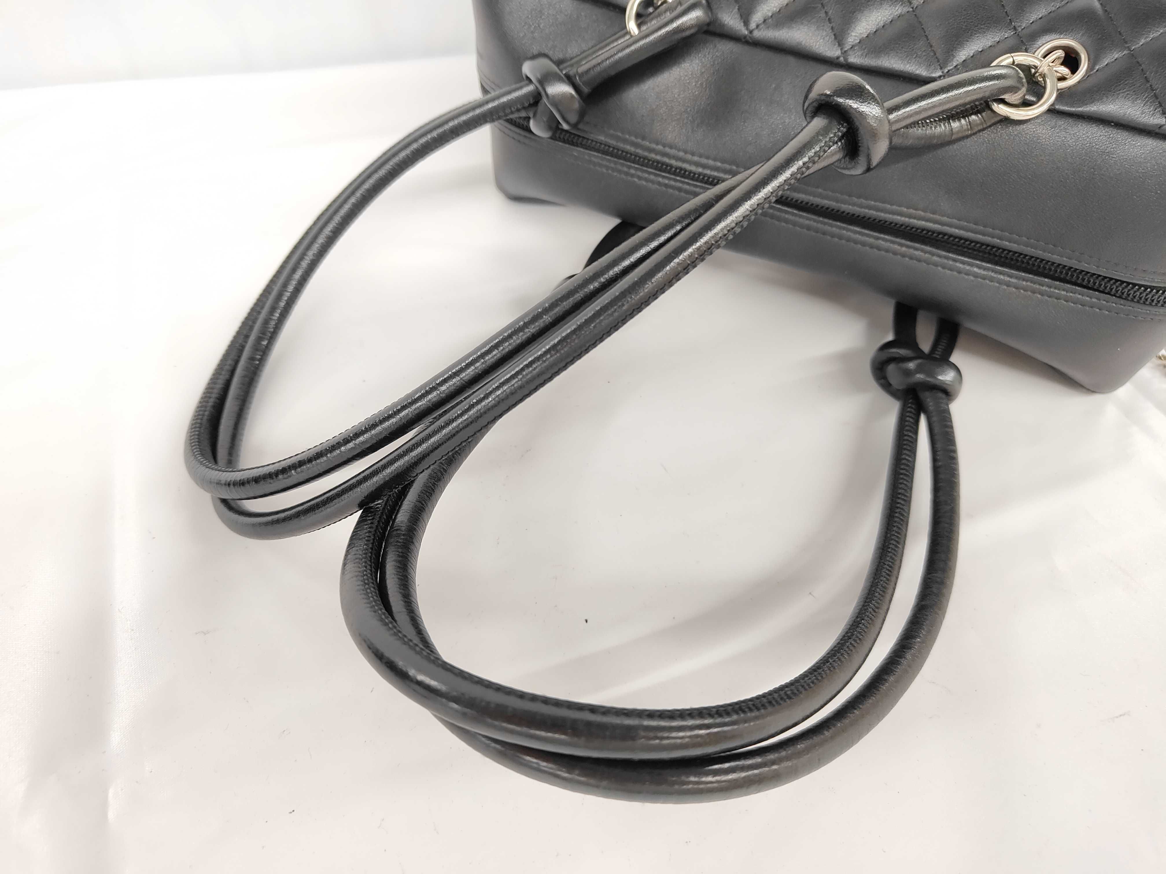 Cambon Line Bowling Bag Handbag — view 3