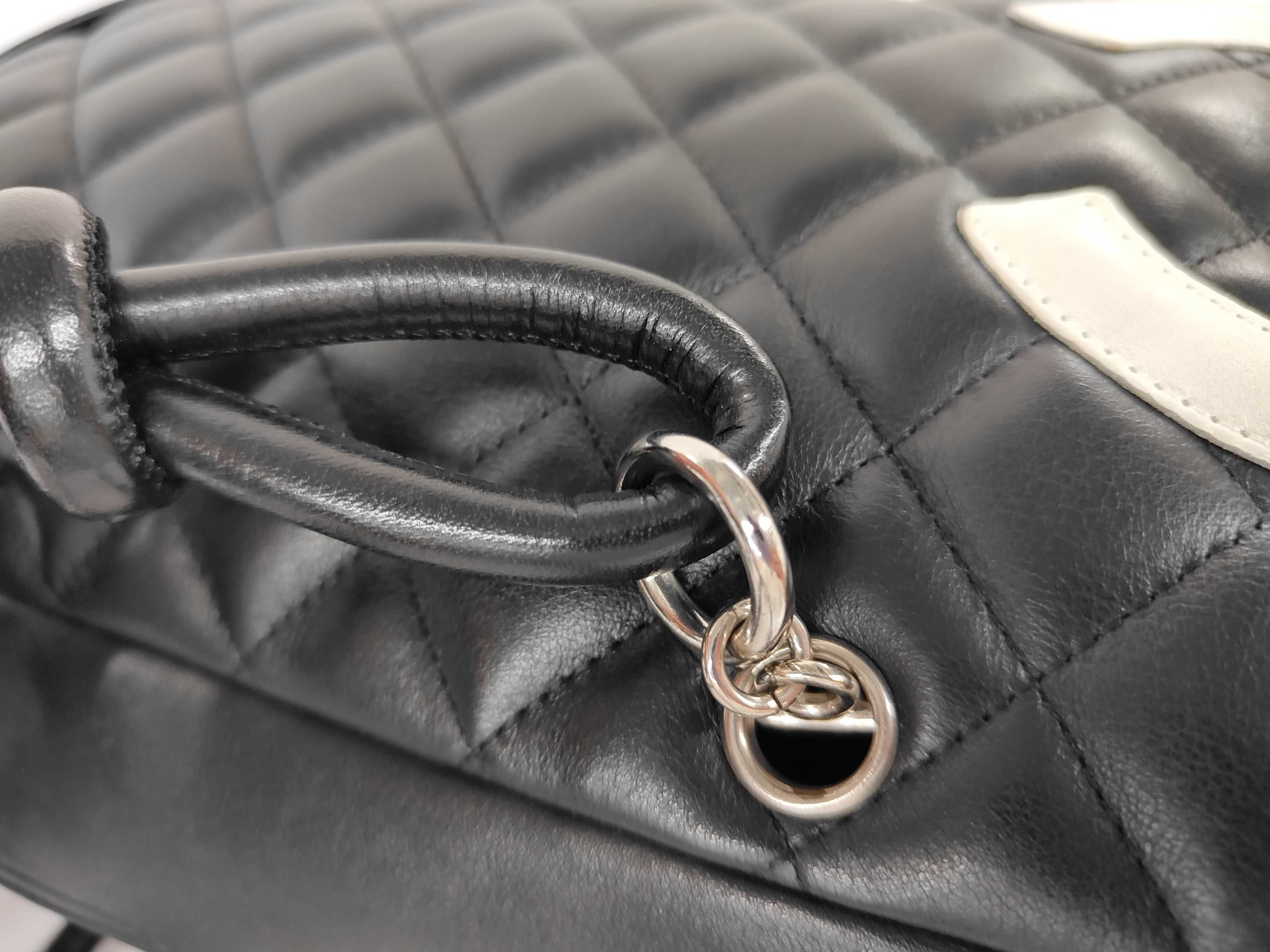 Cambon Line Bowling Bag Handbag — view 5